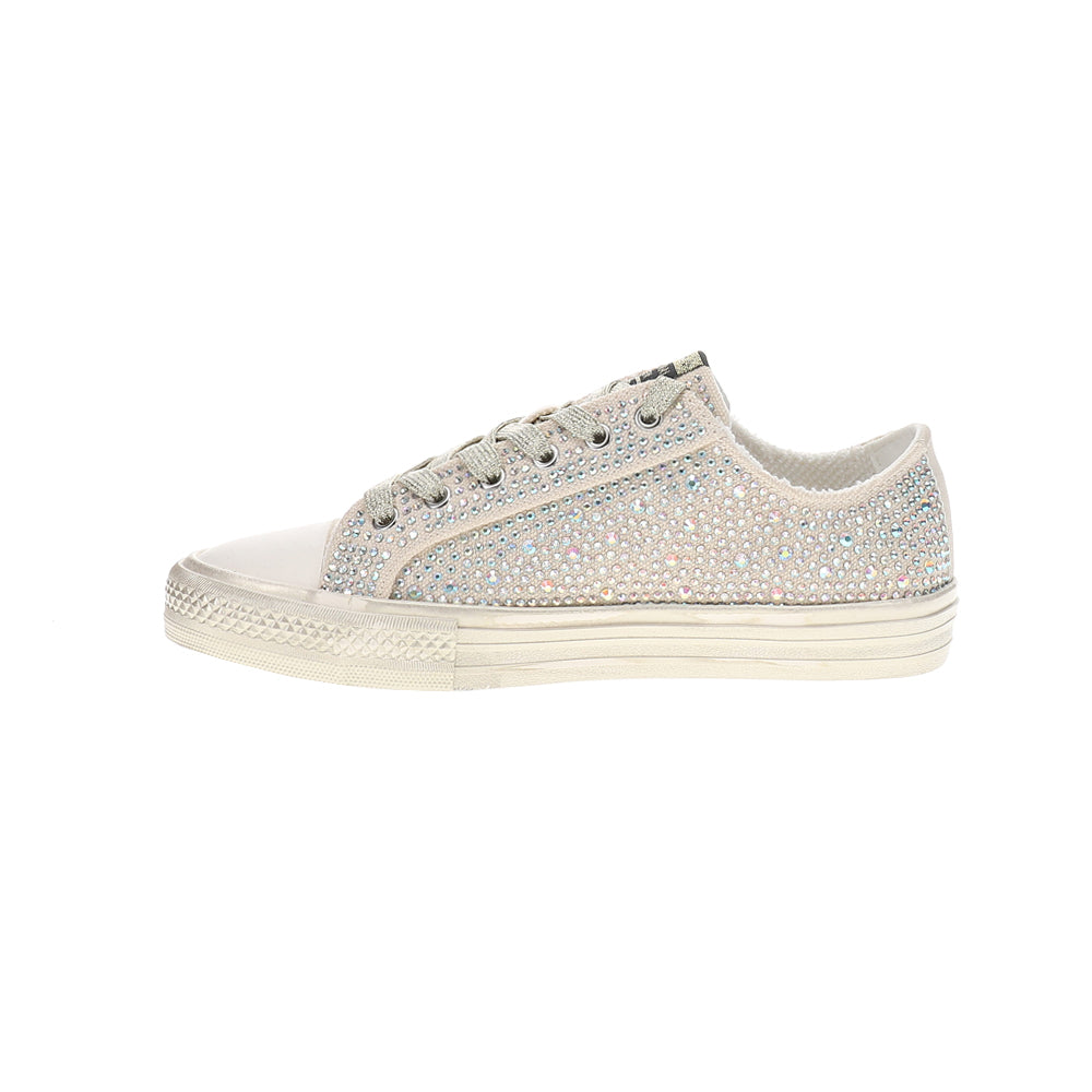 Starburst Rhinestone Lace Up Sneakers、mySite、gtrtttuynbv