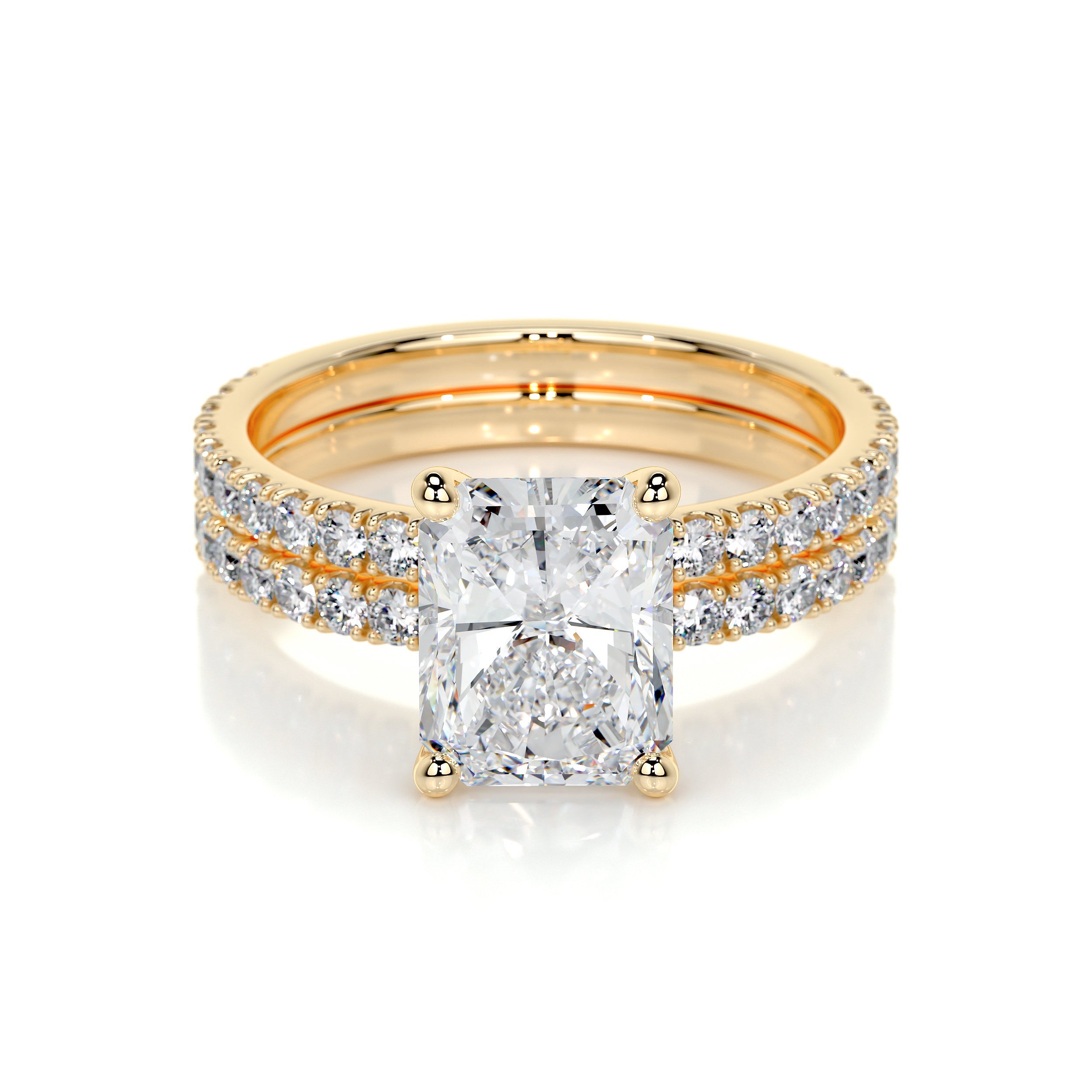 Audrey Lab Grown Diamond Bridal Set -18K Yellow Gold、mySite、hinf8tx79