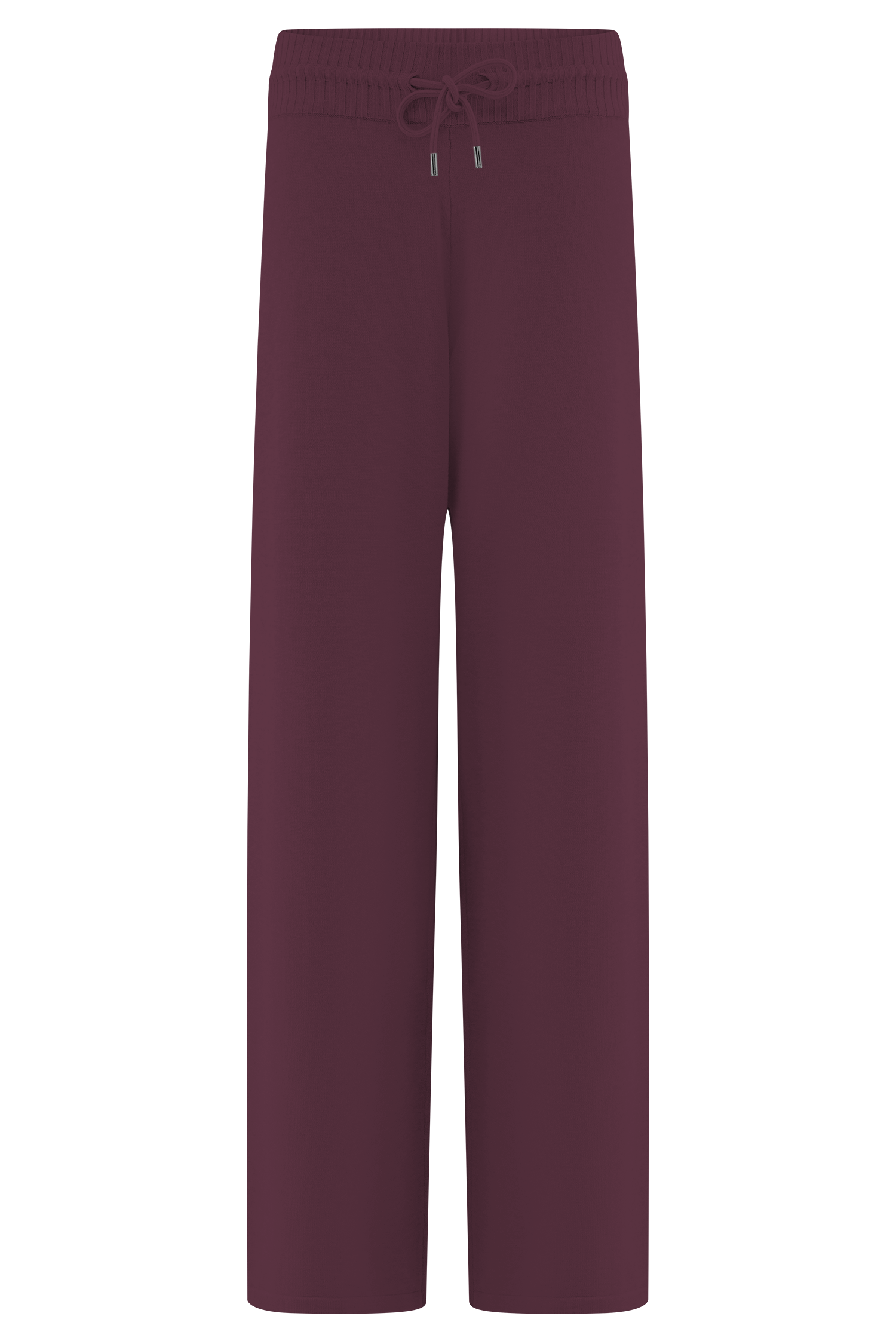 Natalya Knit Wide Leg Pants - Merlot、mySite、solidvoid