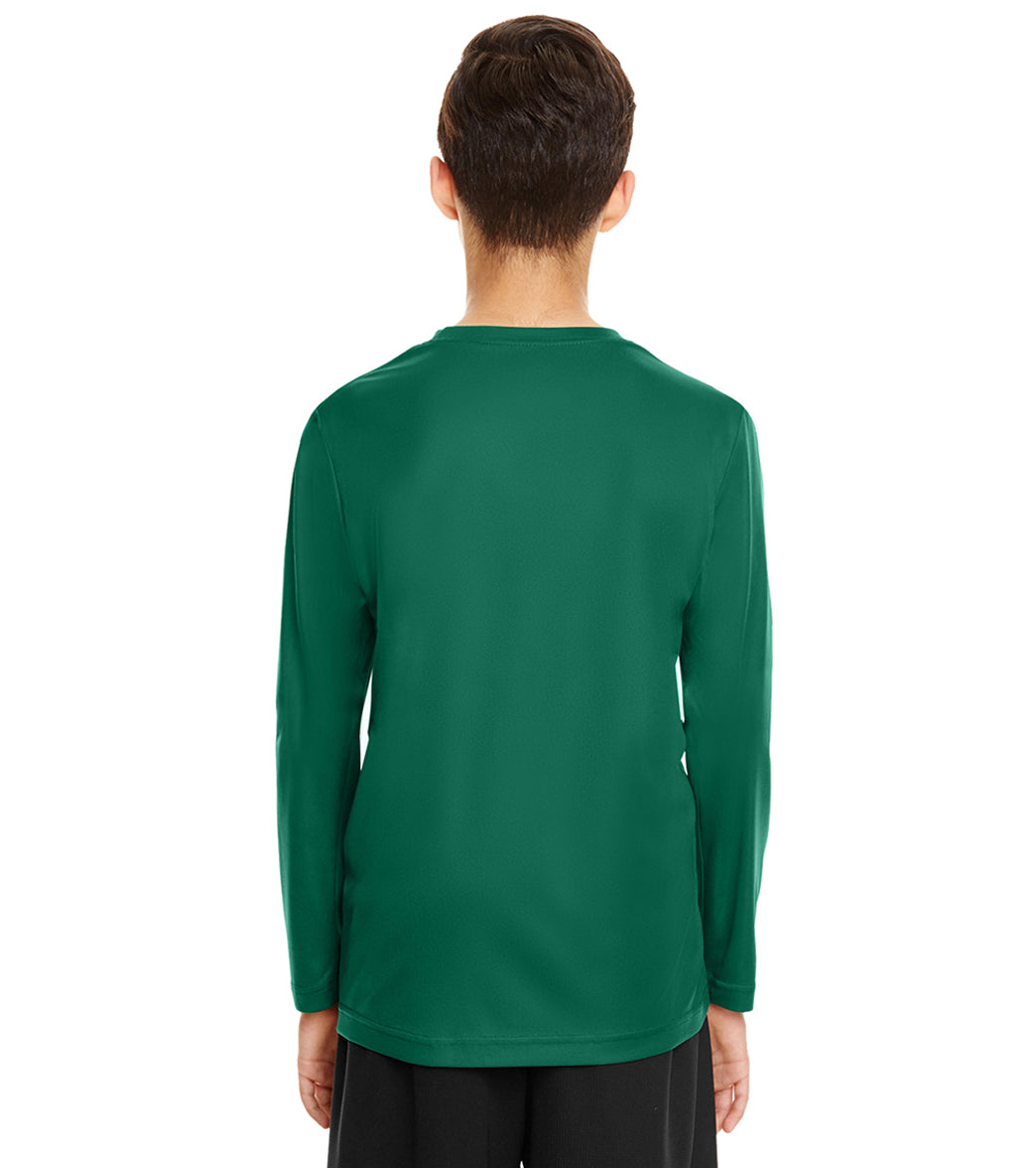 Team 365 Youth Zone Performance Long Sleeve T-Shirt、mySite、noshort