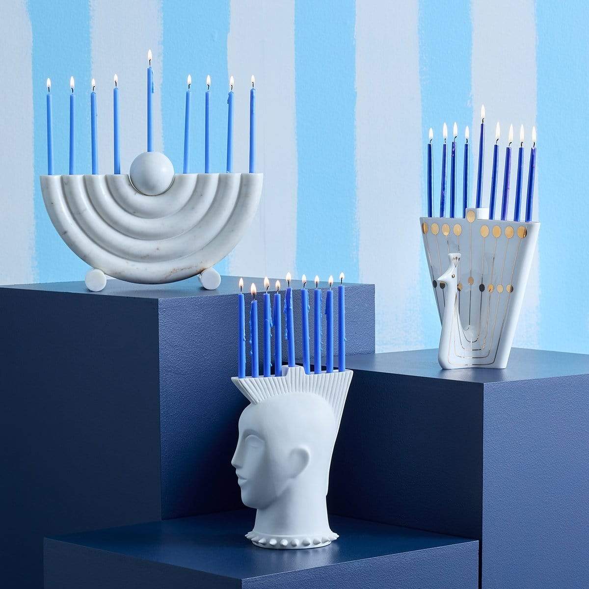 Bullseye Menorah by Jonathan Adler、mySite、topwebapps