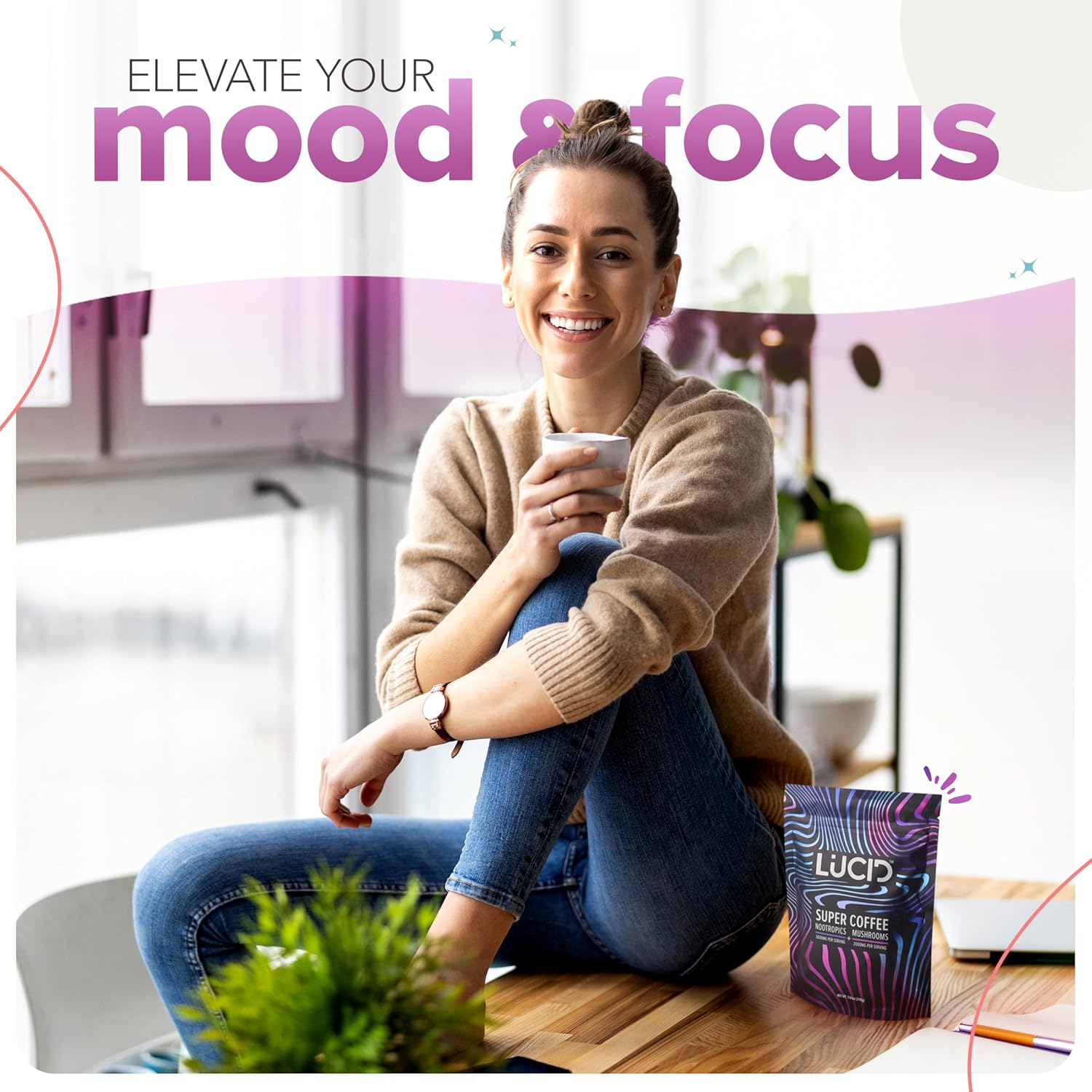 Lucid™ Nootropic+Mushroom Coffee、mySite、gigharbornorthrealestate