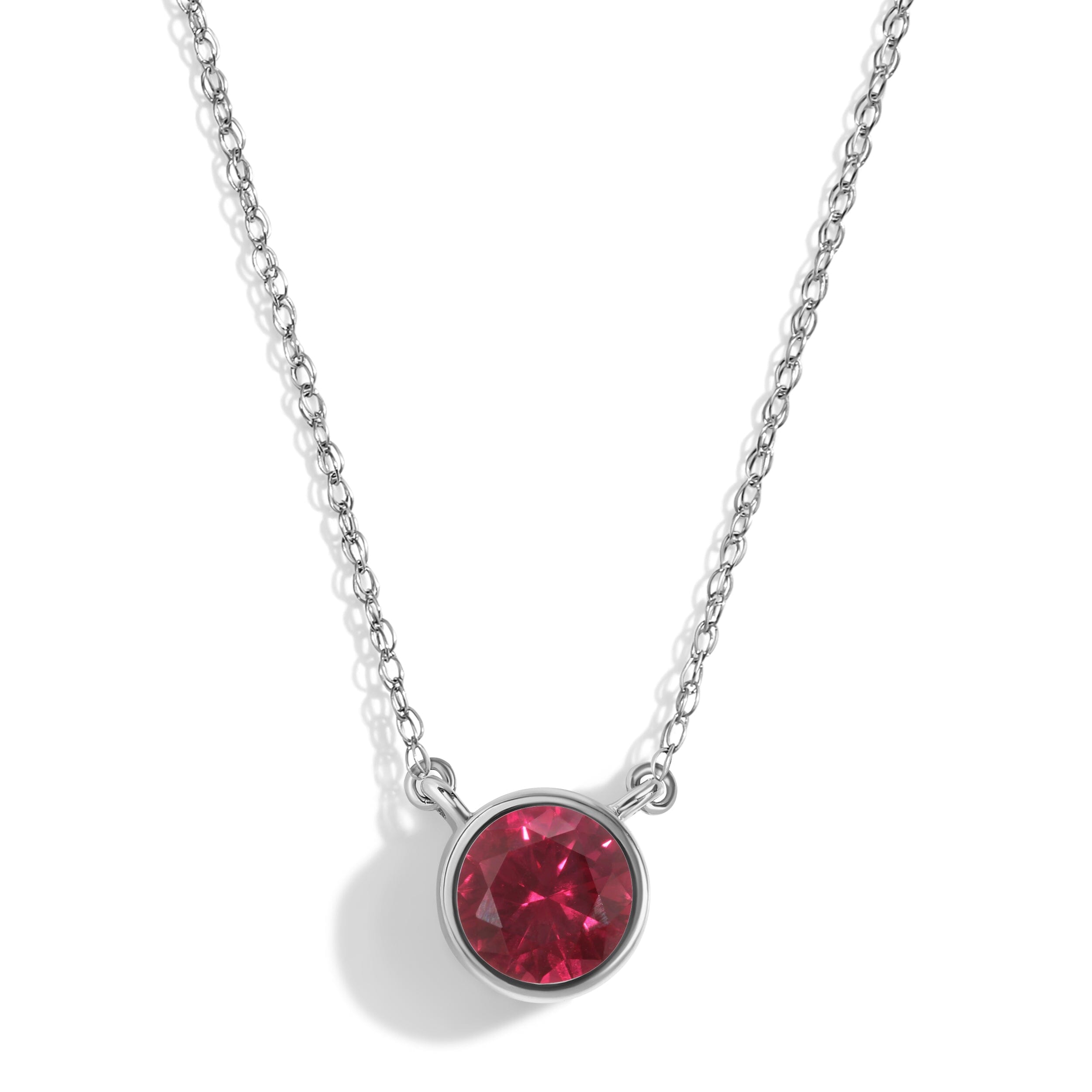 Ruby Necklace - Solitaire、mySite、hinf8tx79
