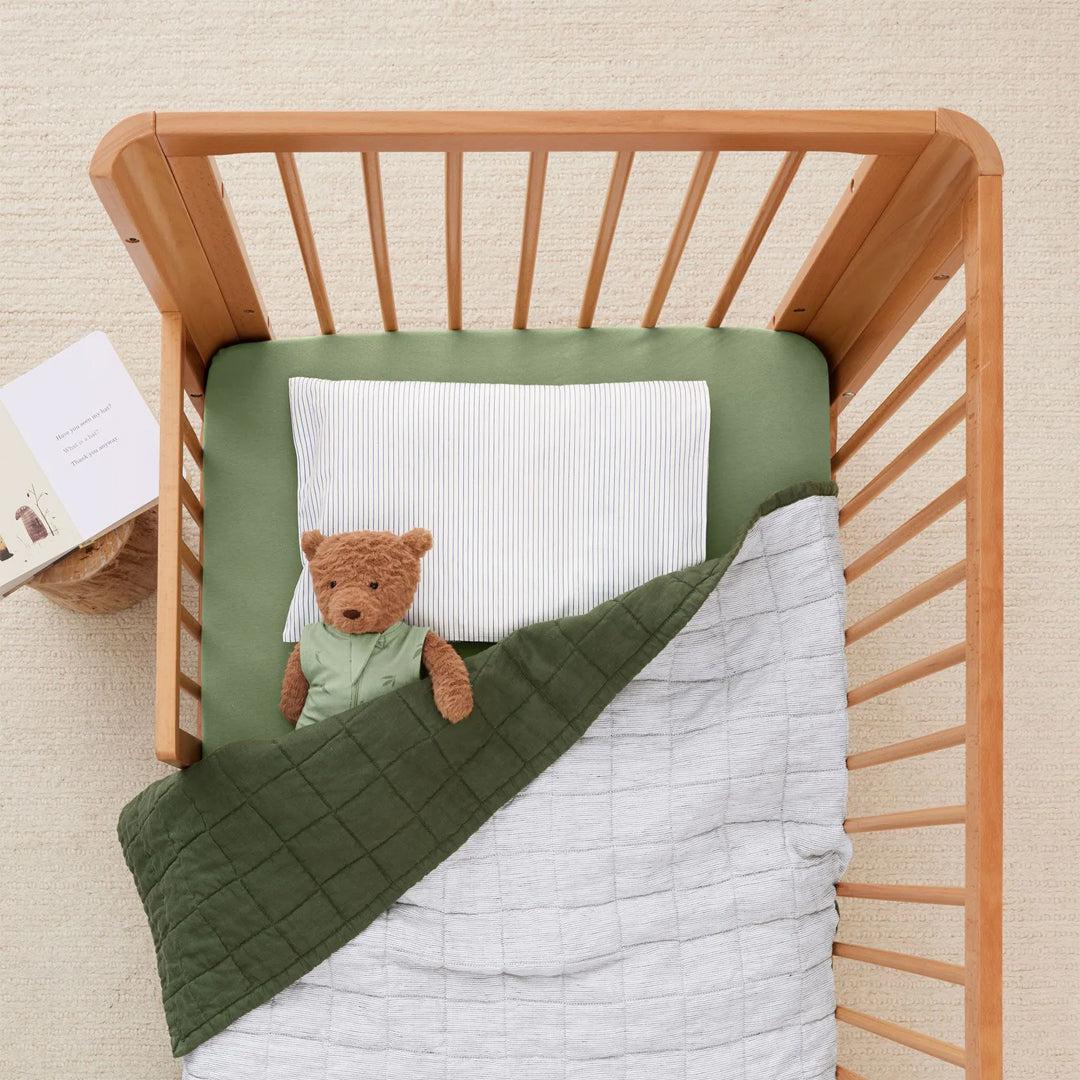  ergoPouch - Organic Toddler Pillow & Case - 0.3 TOG - Midnight Stripe、mySite、merchandisen