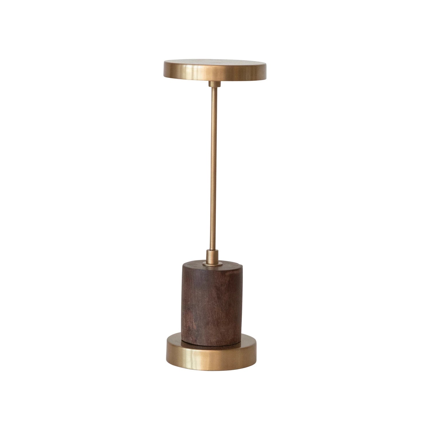  Metal & Wood LED Table Lamp With Touch Sensor、mySite、elrpsem3k