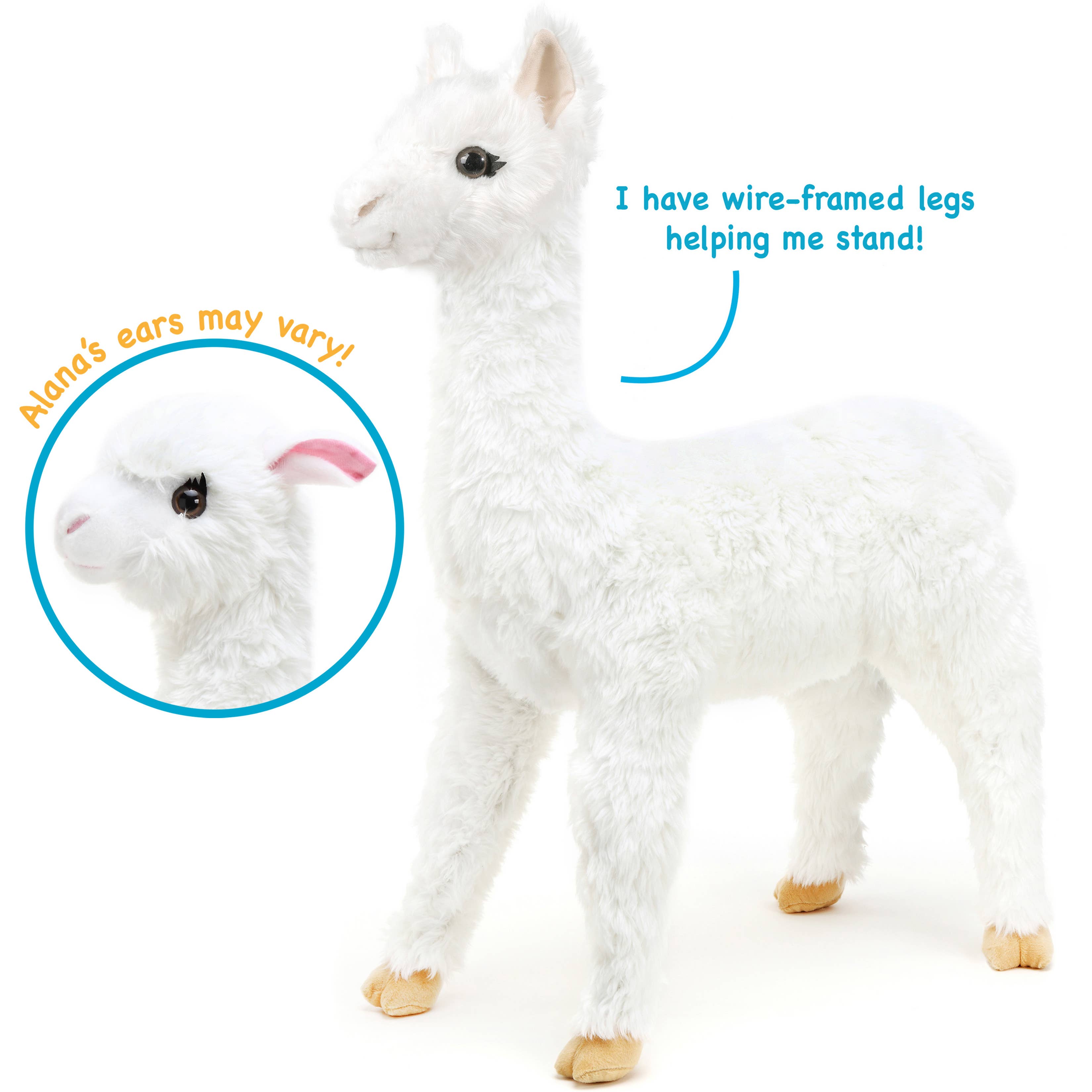 Alana The Alpaca Giant 30in Plush Alpaca!、mySite、g9winljtr