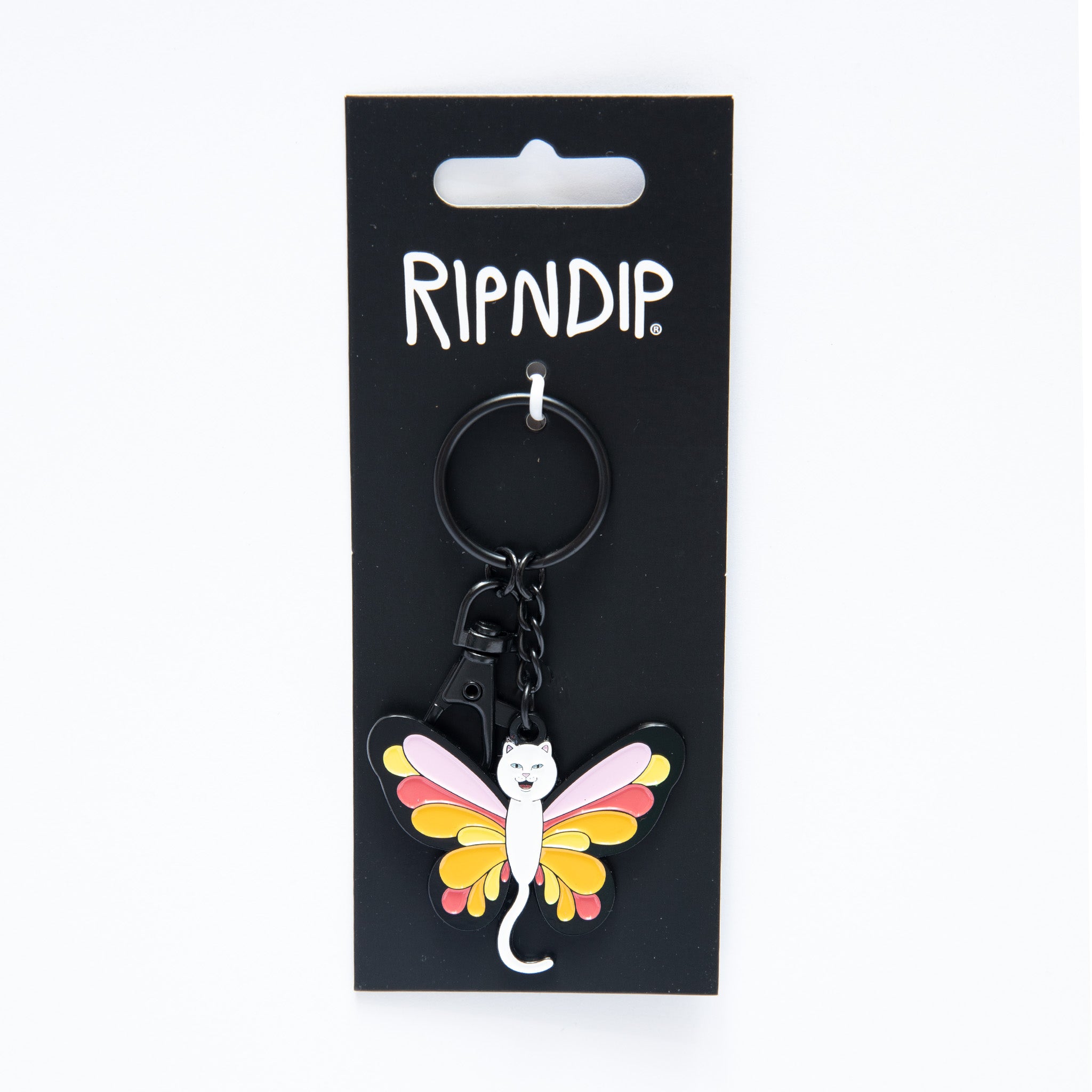  Butterfly Nerm Metal Keychain、mySite、merchandisen