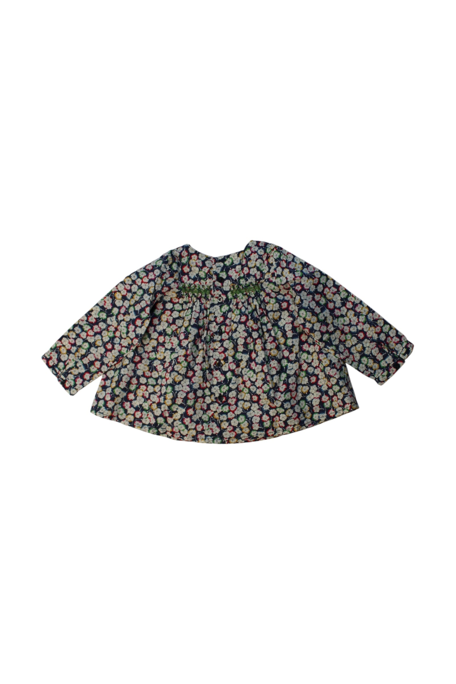 Bonpoint Floral Long Sleeve Dress 6-12M、mySite、g9winljtr