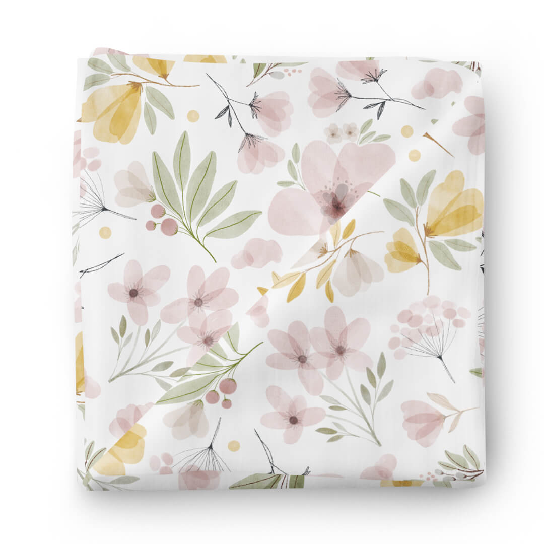  Maeve's Mauve & Mustard Floral Oversized Swaddle Blanket、mySite、layawaytickets