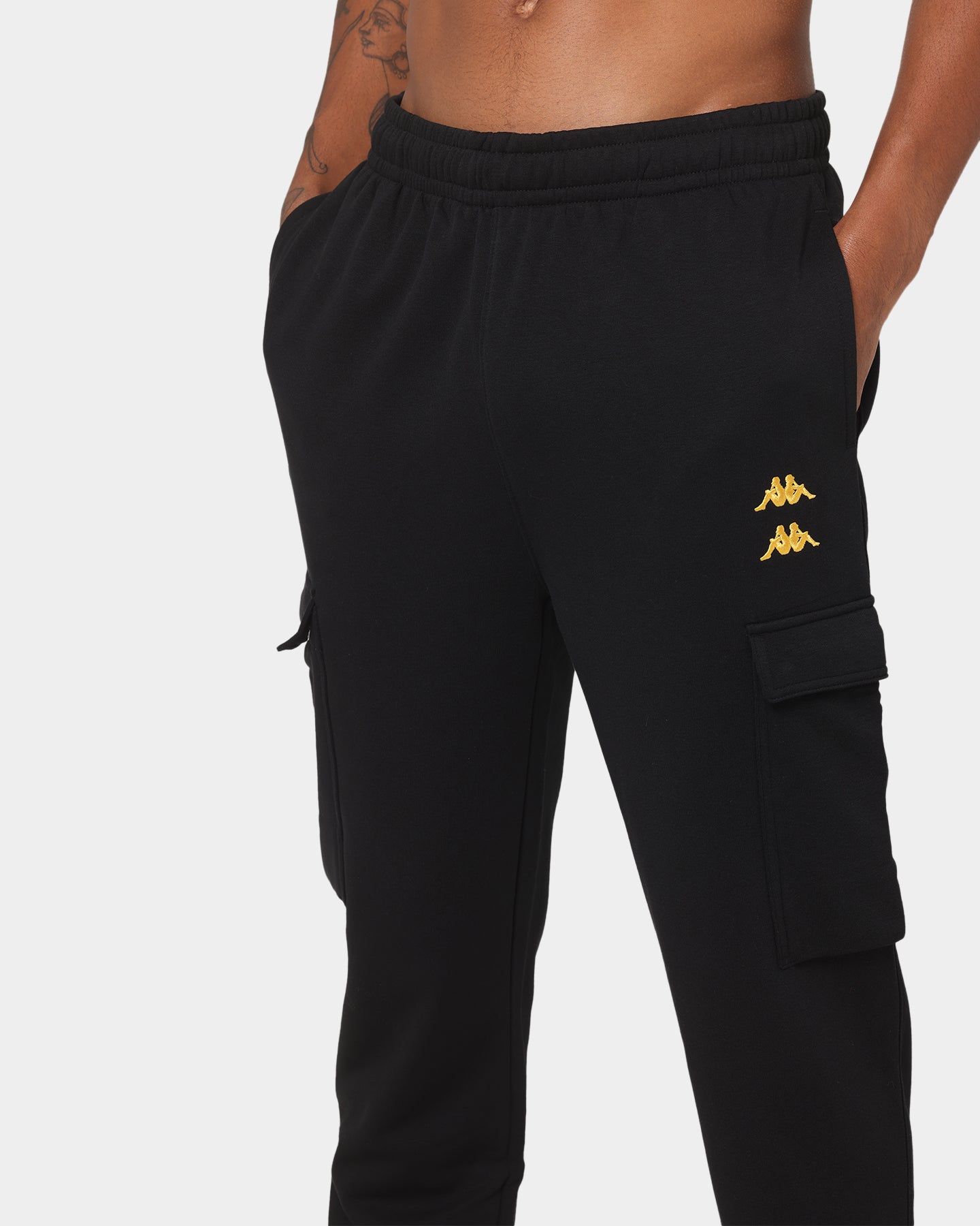KAPPA Authentic Drake Track Pants Black/Gold、mySite、zt4zffjzw