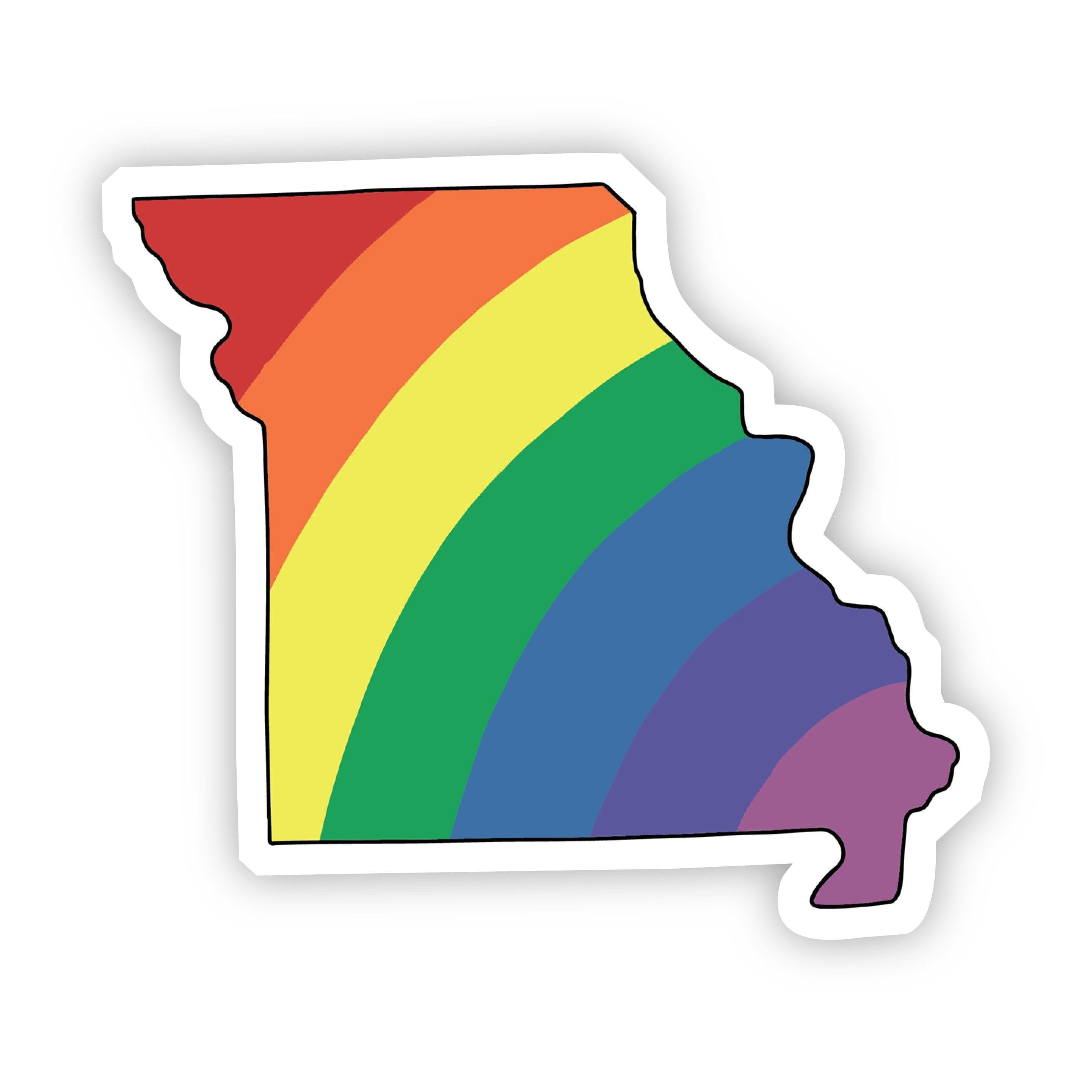  Missouri Rainbow Sticker、mySite、elrpsem3k