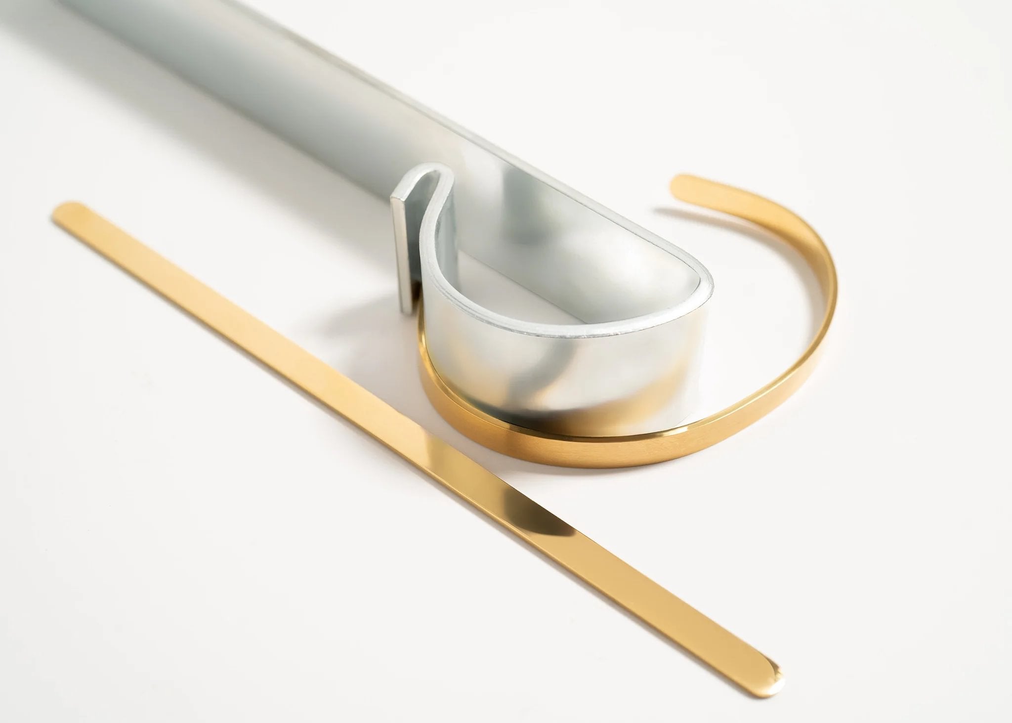 18K Gold PVD Stainless Steel Engravable Blank Cuff Bracelet / SBB0115、mySite、dreamappss