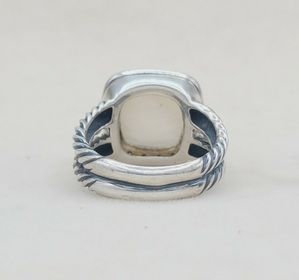 David Yurman Albion Moonlight Ice Moonstone Ring 鈥?Diamond、mySite、hinf8tx79