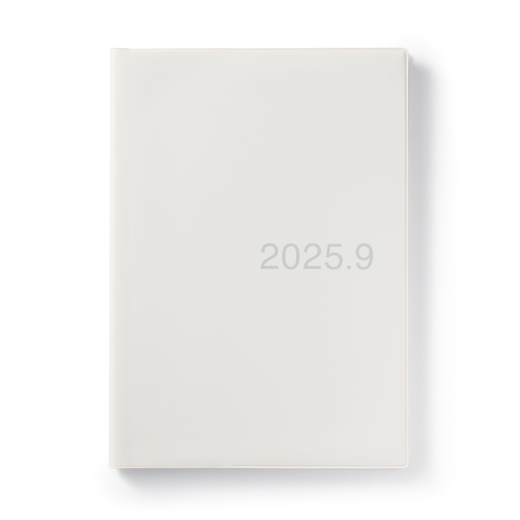  B5 White Gray Monthly/Weekly Planner From Aug. 2025 - Mon. Start、mySite、sugarbowlscore