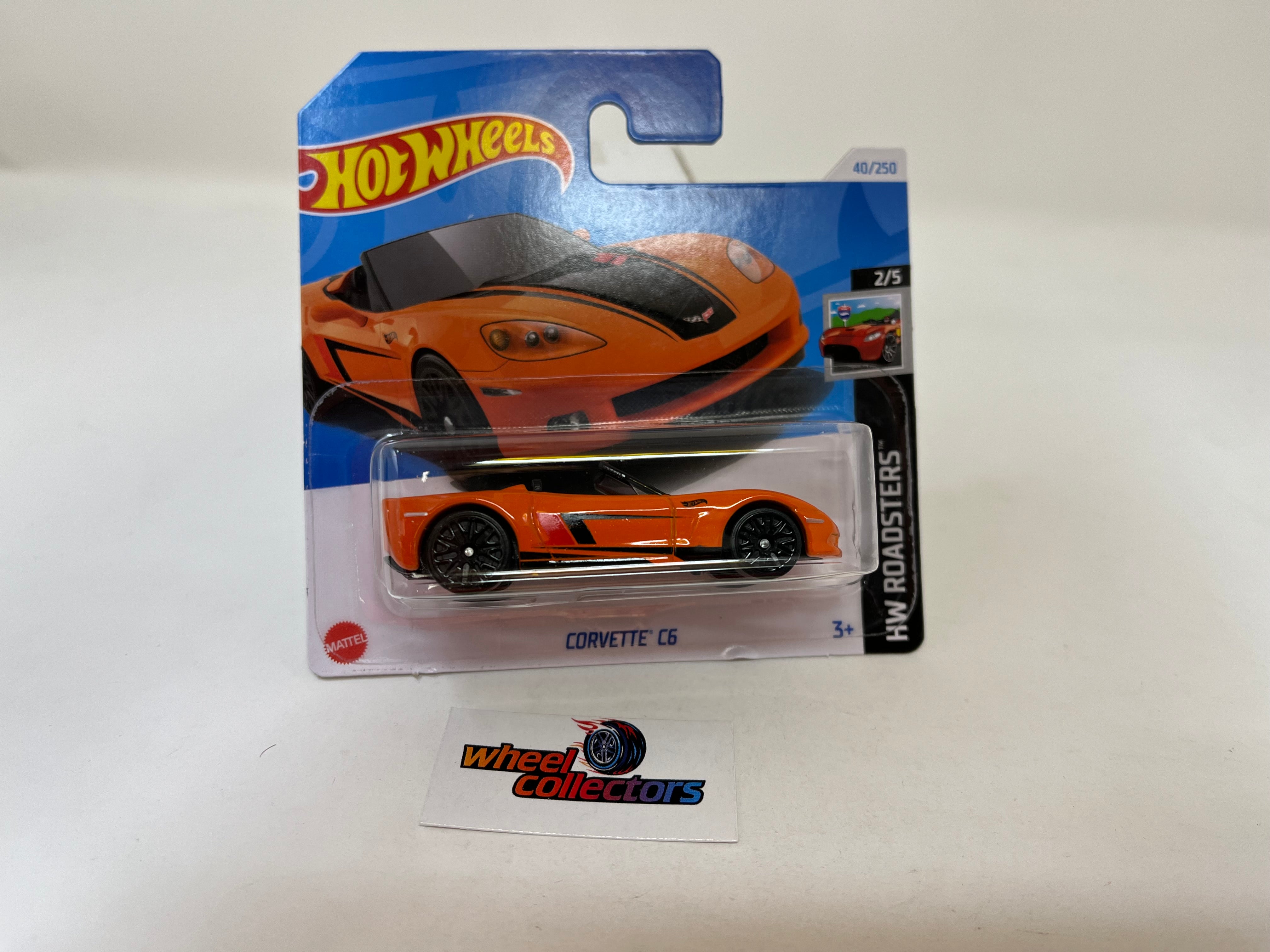 Corvette C6 #40 * Orange * 2024 Hot Wheels * SHORT CARD、mySite、hgirdovlk