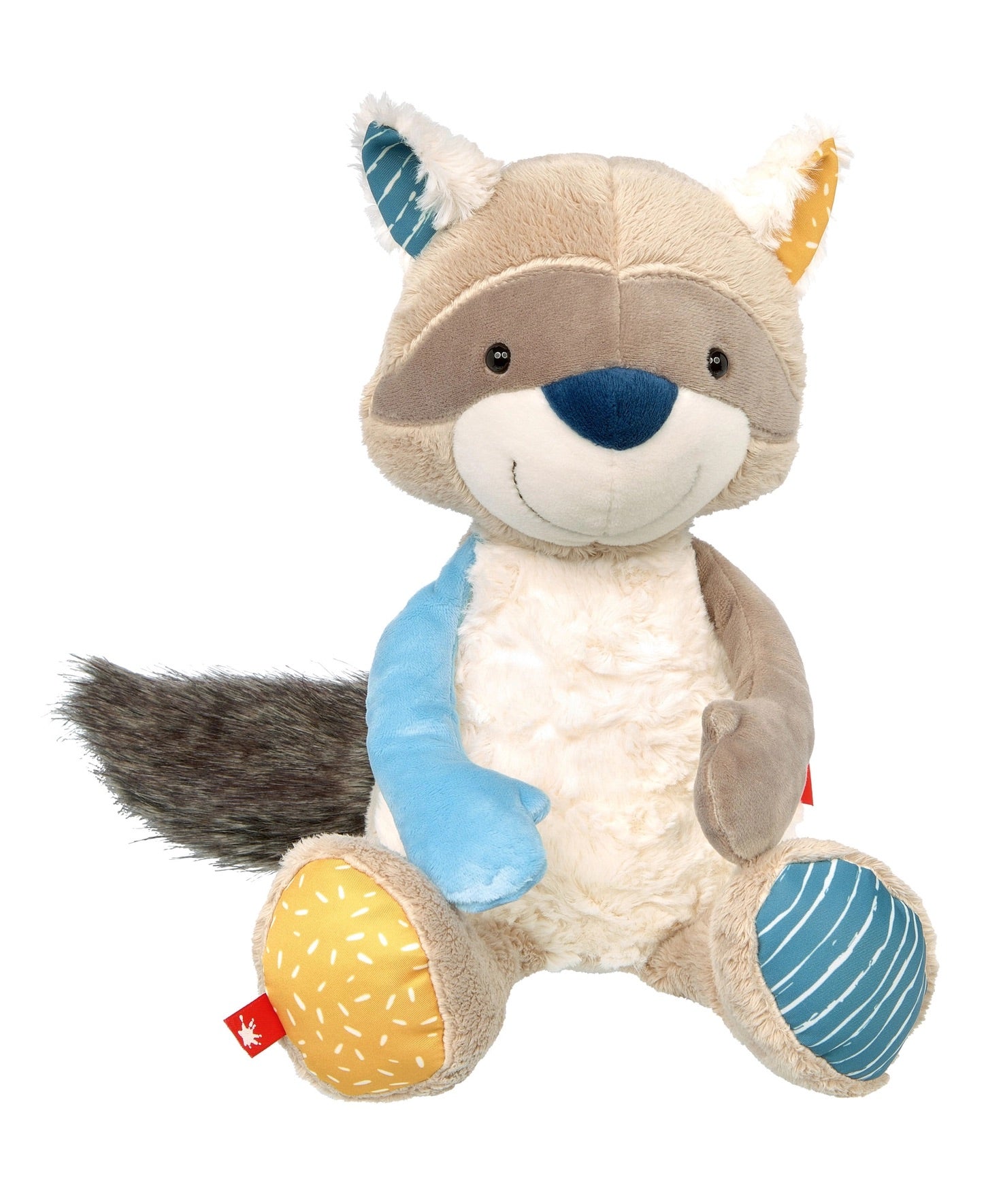 Patchwork Raccoon Plush Toy、mySite、g9winljtr