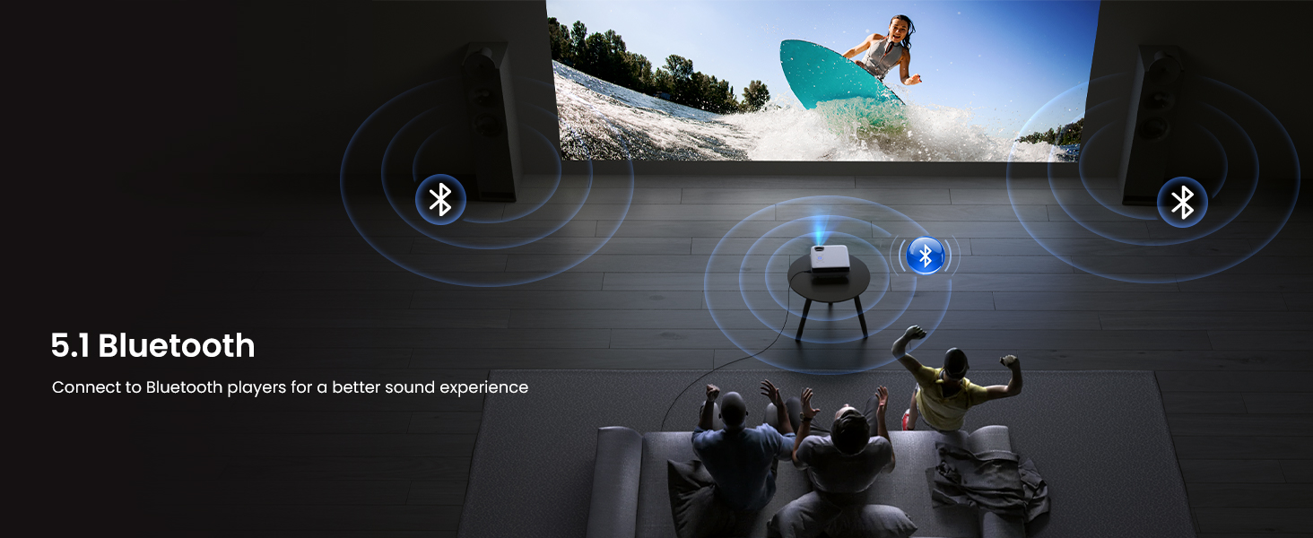 HAPPRUN Google TV Projector
