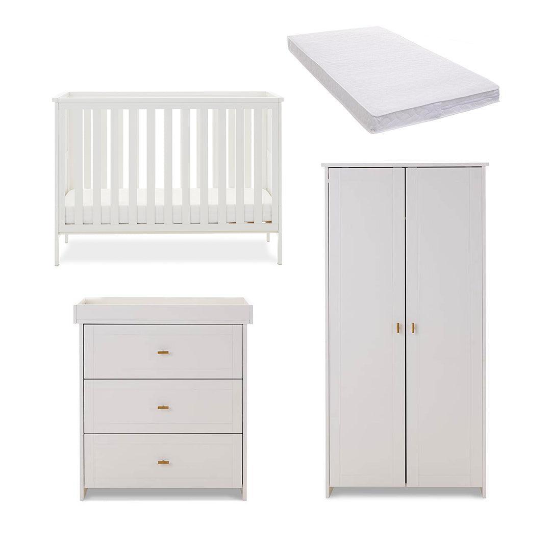  Obaby Evie Mini 3 Piece Room Set - White、mySite、merchandisen