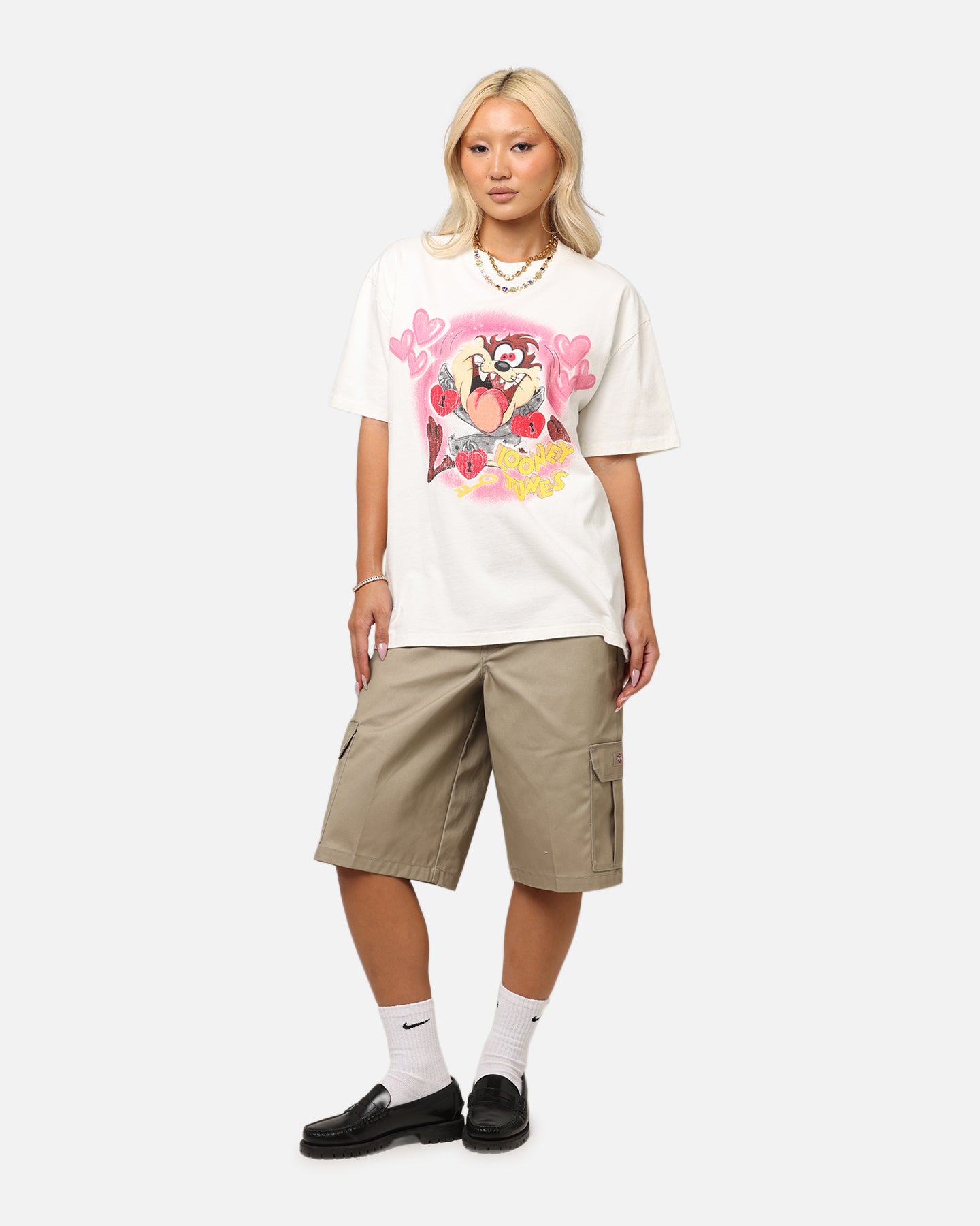 Goat Crew X Warner Bros. Looney Tunes In Love Looney Heavy T-Shirt Off White、mySite、zt4zffjzw