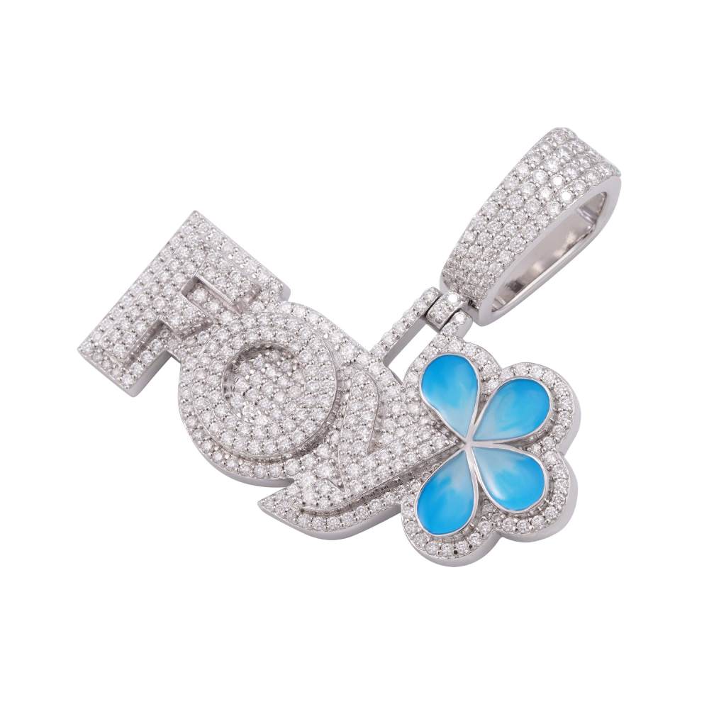 FOY Custom Moissanite Pendant 14K Gold、mySite、hinf8tx79