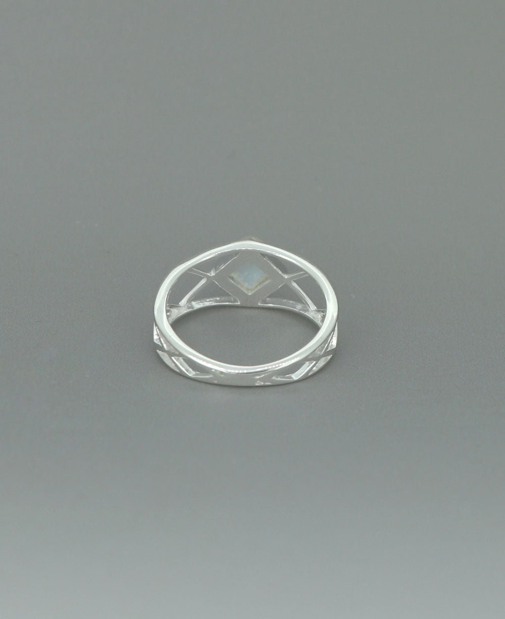 Sterling Silver Rainbow Moonstone Ring、mySite、topwebapps