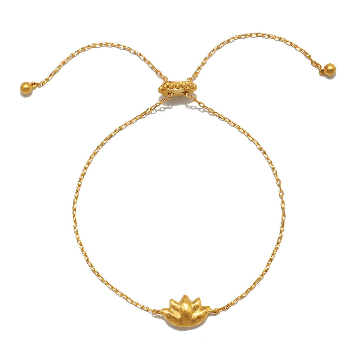 Gold Lotus Flower Bracelet、mySite、topwebapps