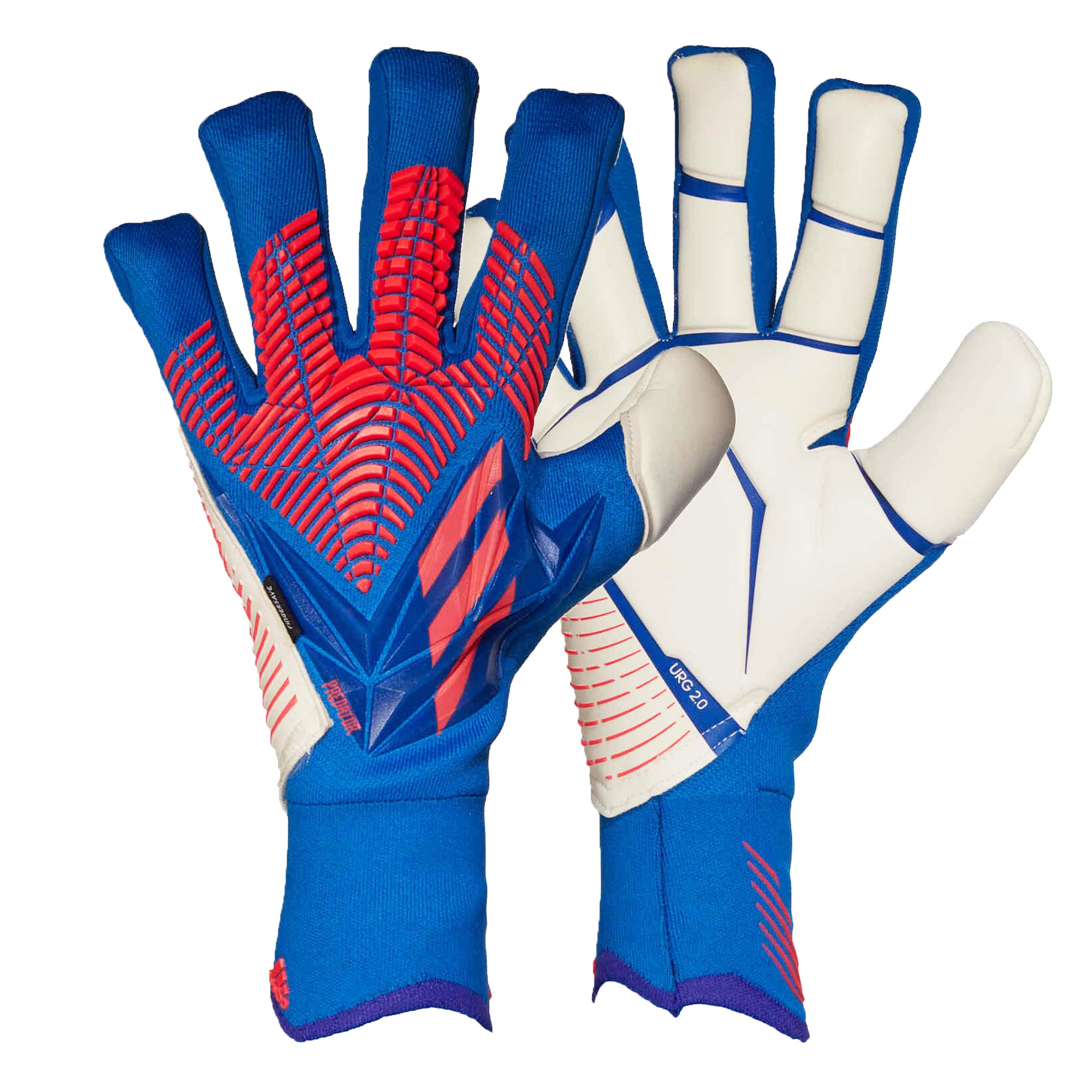 adidas Men's Predator Pro Fingersave Goalkeeper Gloves Sapphire Edge、mySite、bottomscart