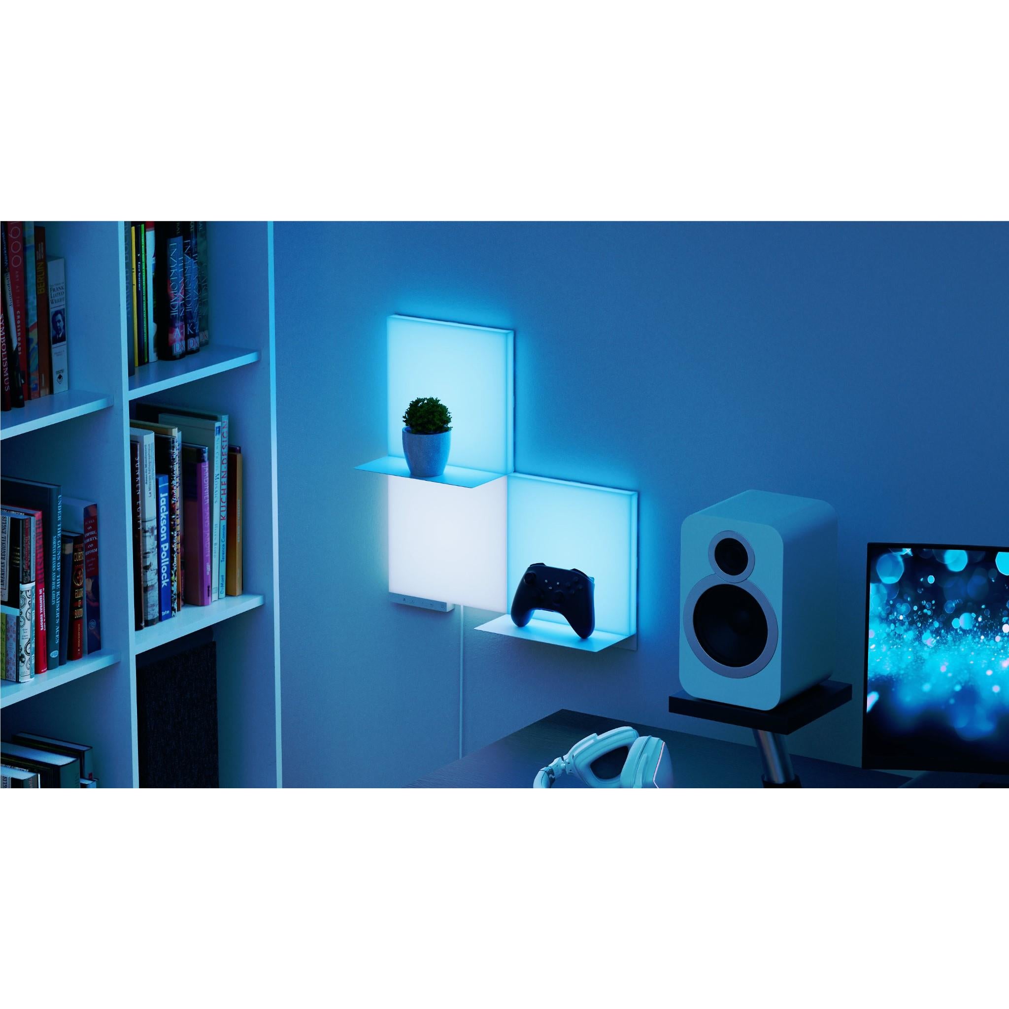 Nanoleaf Blocks Squares + Shelves Starter Kit、mySite、camillekostekn