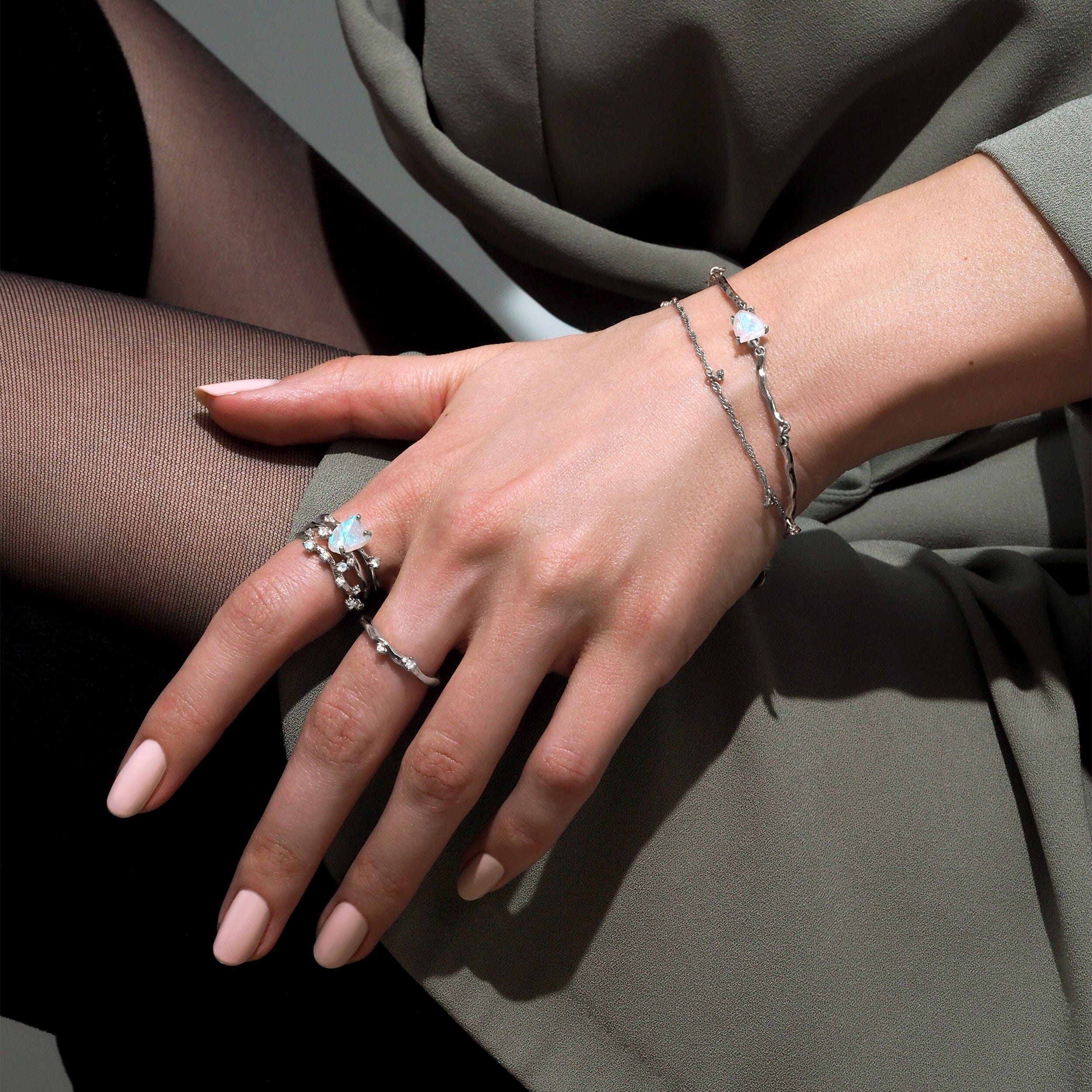 Raw Crystal Bracelet - Flow + Free Gift Bag、mySite、hinf8tx79