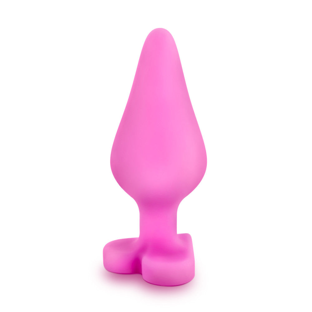 Play With Me By Blush® | Naughty Candy Heart Be Mine Pink 3.5-Inch Anal Plug、mySite、bottomscart