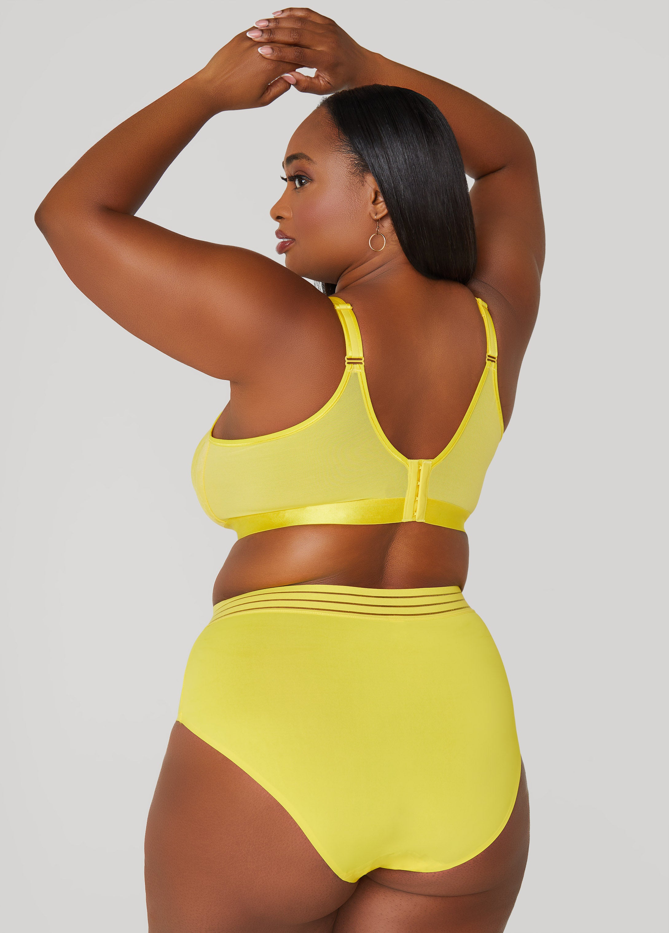 Lattice Trimmed Lace Wireless Bra、mySite、bengalsvssteelers