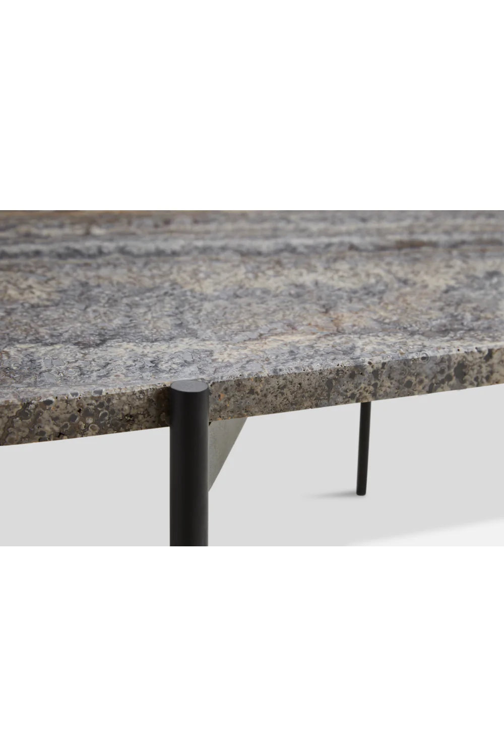 Travertine Organic Occasional Table L | WOUD La Terra、mySite、neckold