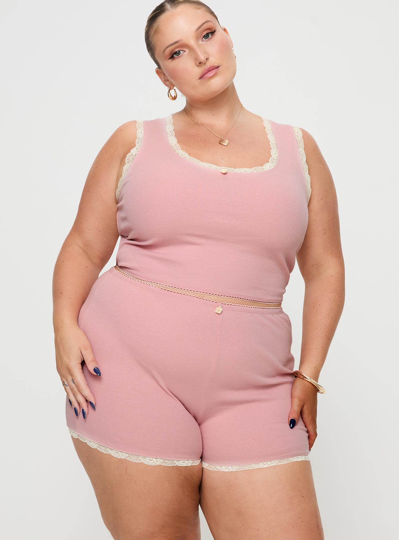 Morning Tea Sleep Set Pink Curve、mySite、solidvoid