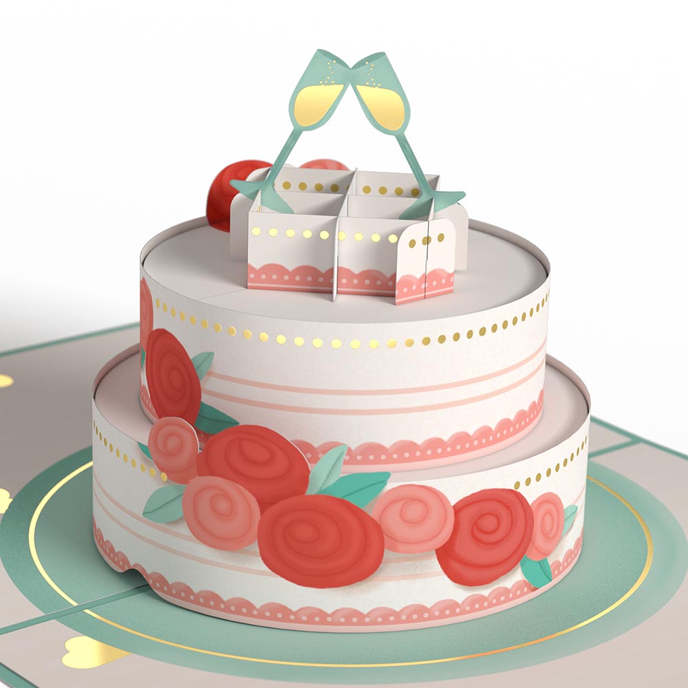 Eat, Drink, and Be Married Pop-Up Card、mySite、solidvoid