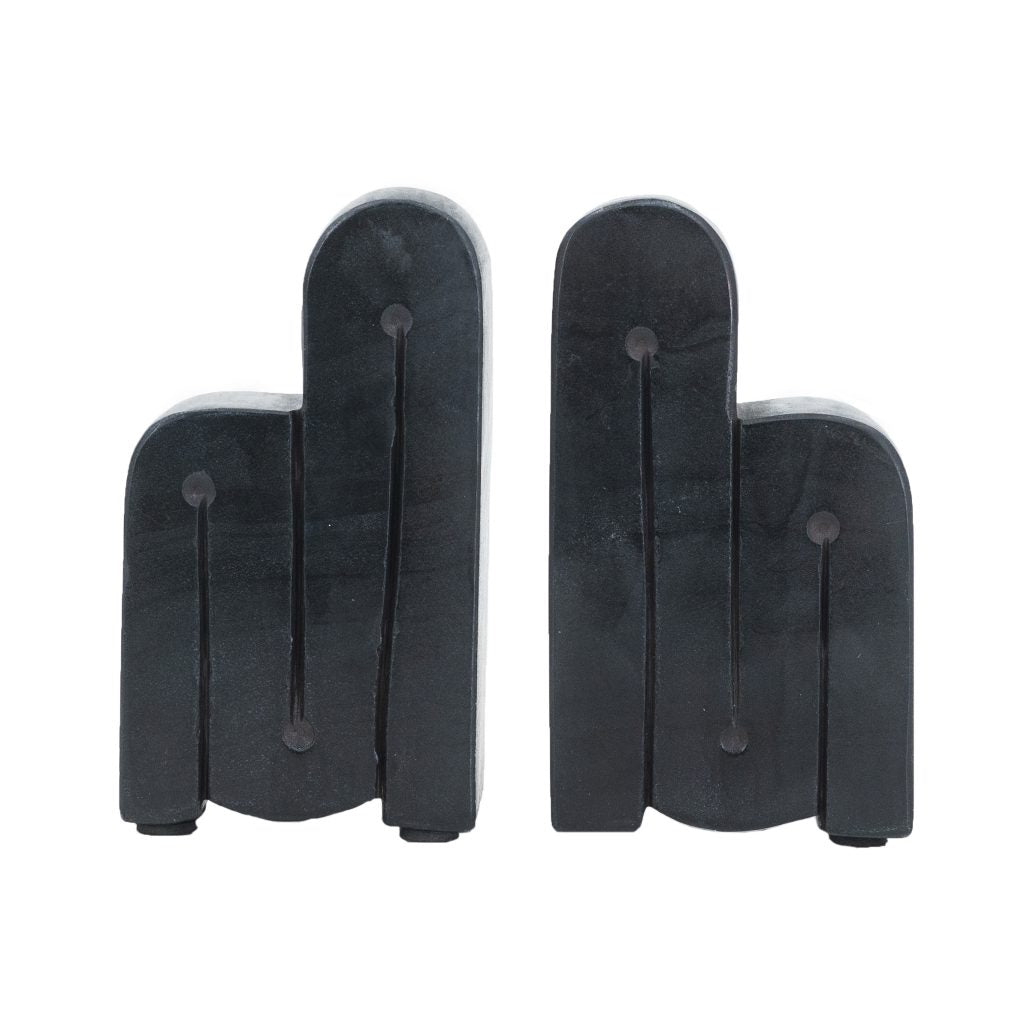  Black Marble Scroll Bookends、mySite、elrpsem3k