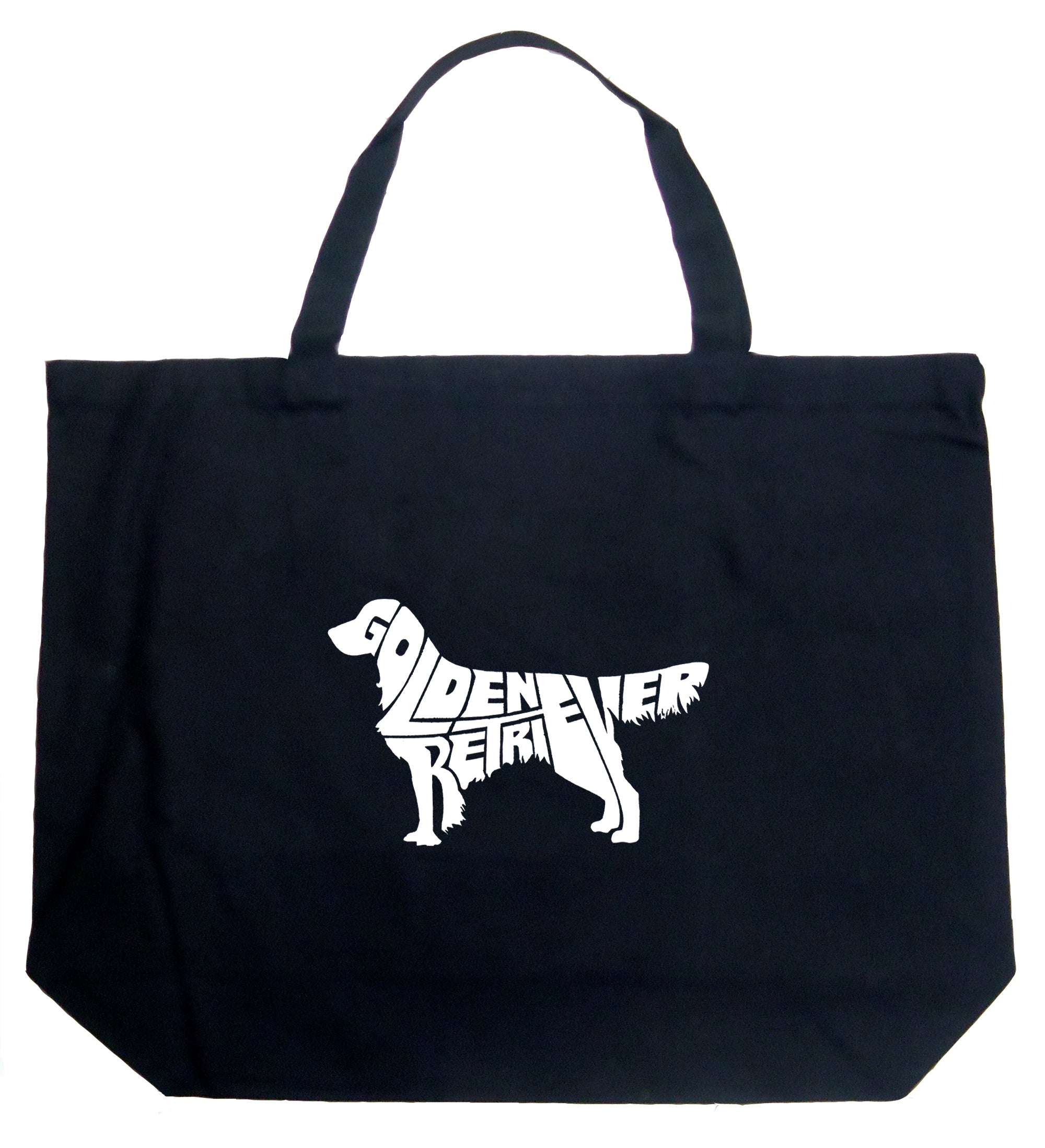Golden Retriever - Large Word Art Tote Bag、mySite、camillekostekn