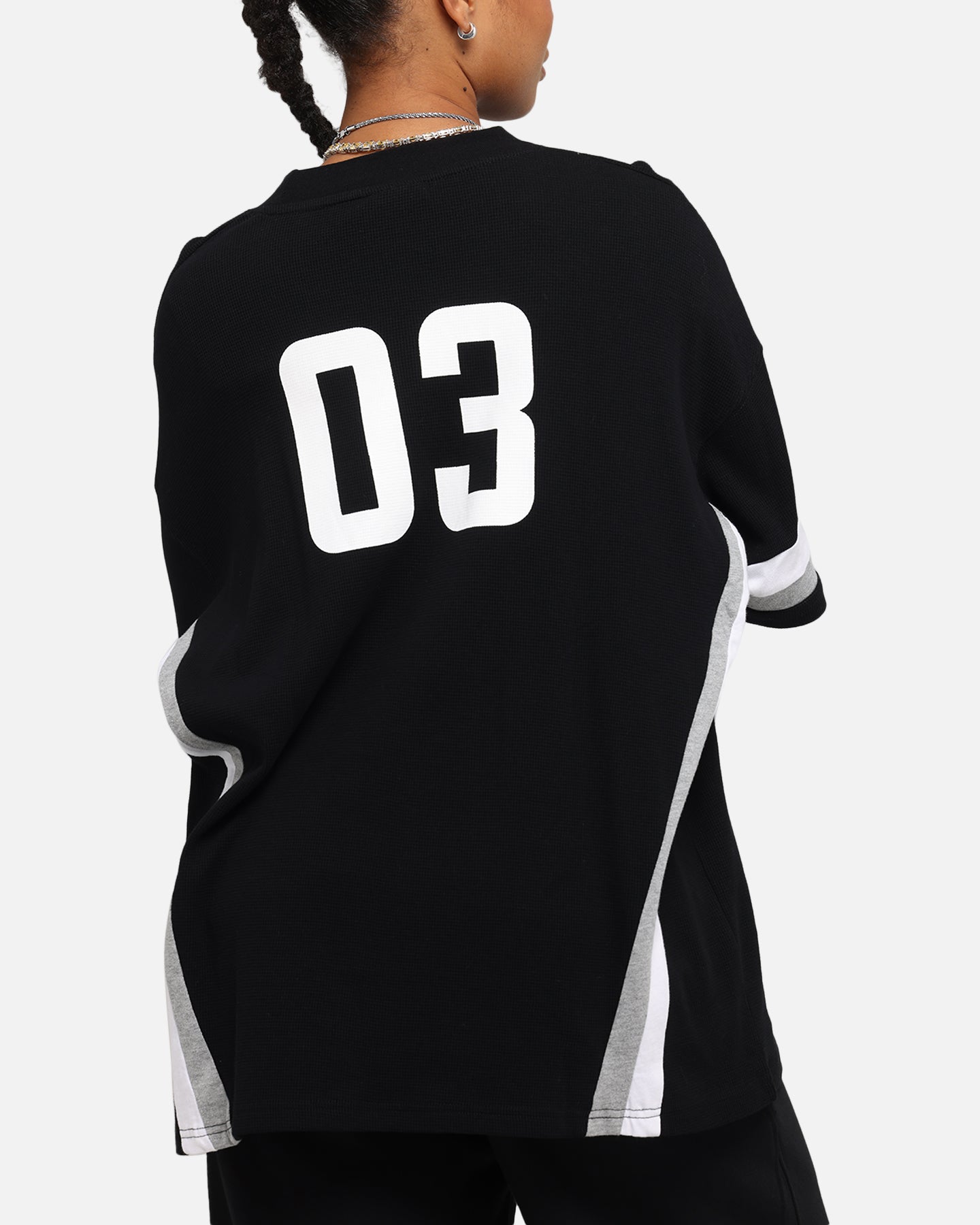 Carre Graffiti Waffle T-Shirt Black、mySite、zt4zffjzw