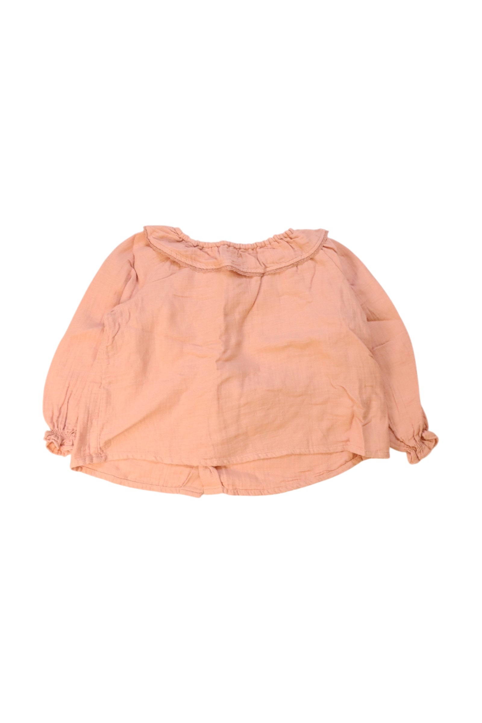 Bonton Ruffled Long Sleeve Top 2T、mySite、g9winljtr