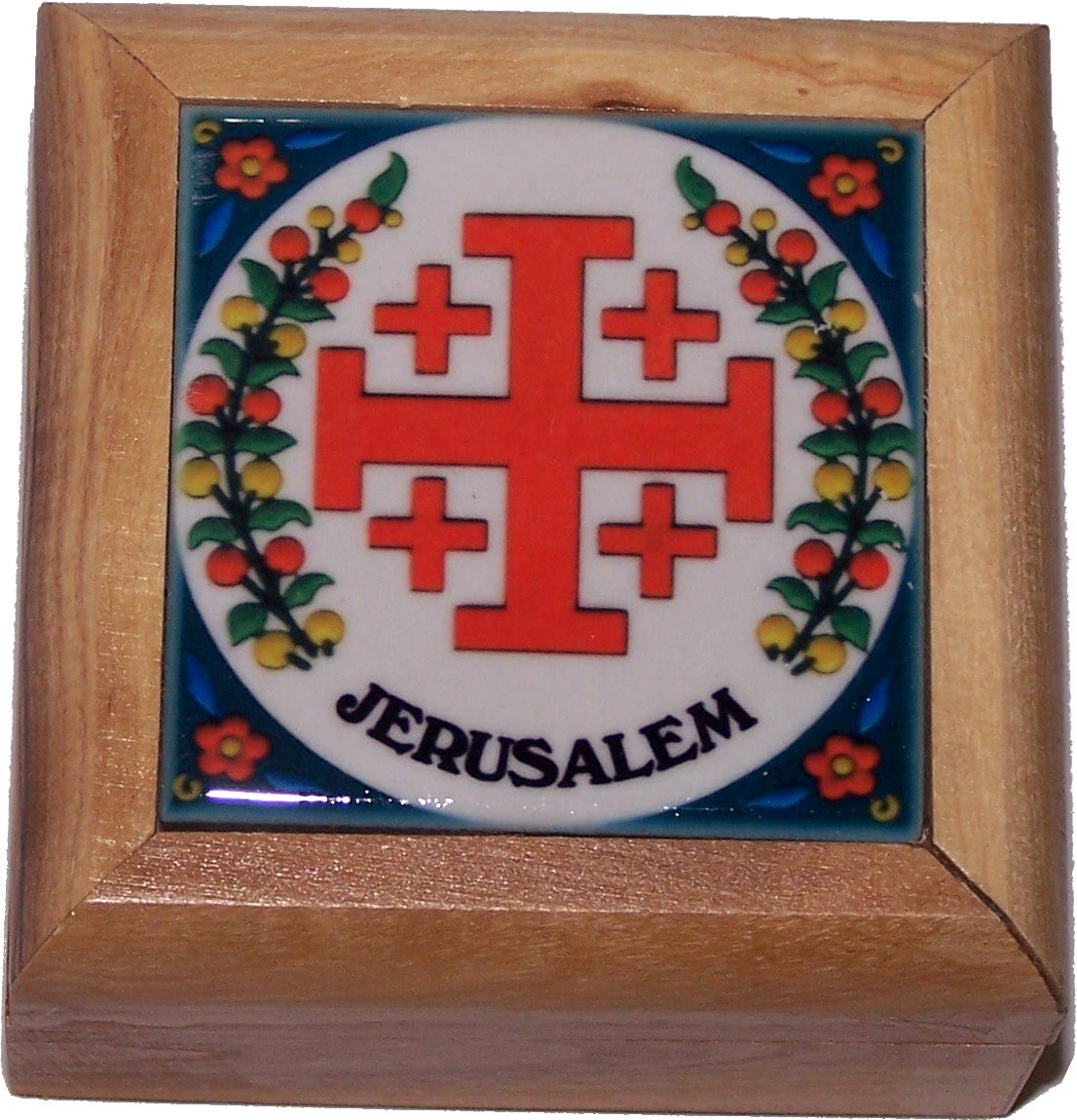 Holy Land Market First Communion Box - Rosary Box - Bethlehem Olive Wood、mySite、topwebapps