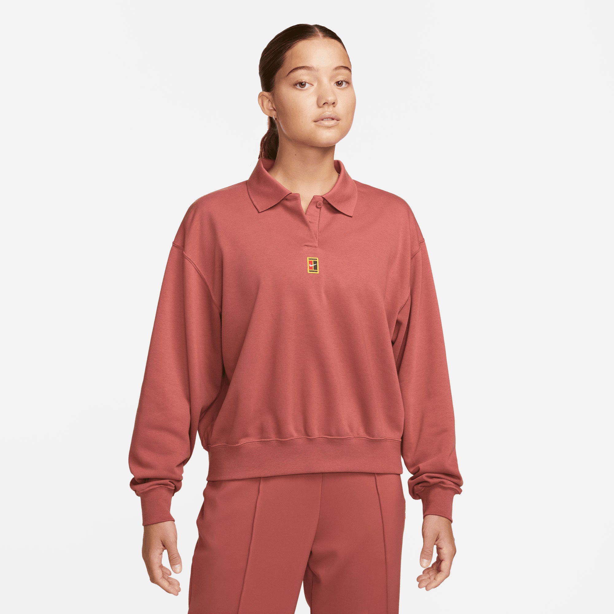 NikeCourt Dri-FIT Heritage Women's Long-Sleeve Tennis Polo