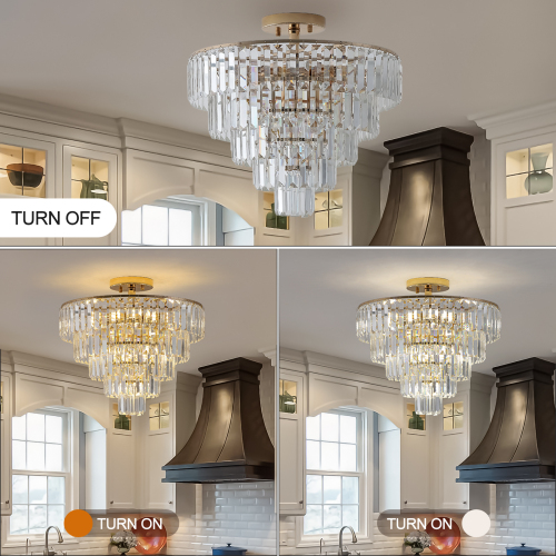 (Same as W1340110373/L5010) Large crystal chandelier in white chrome color, modern style chandelier, dining room, living room, bedroom (Without Bulb)、、eastwooduniform