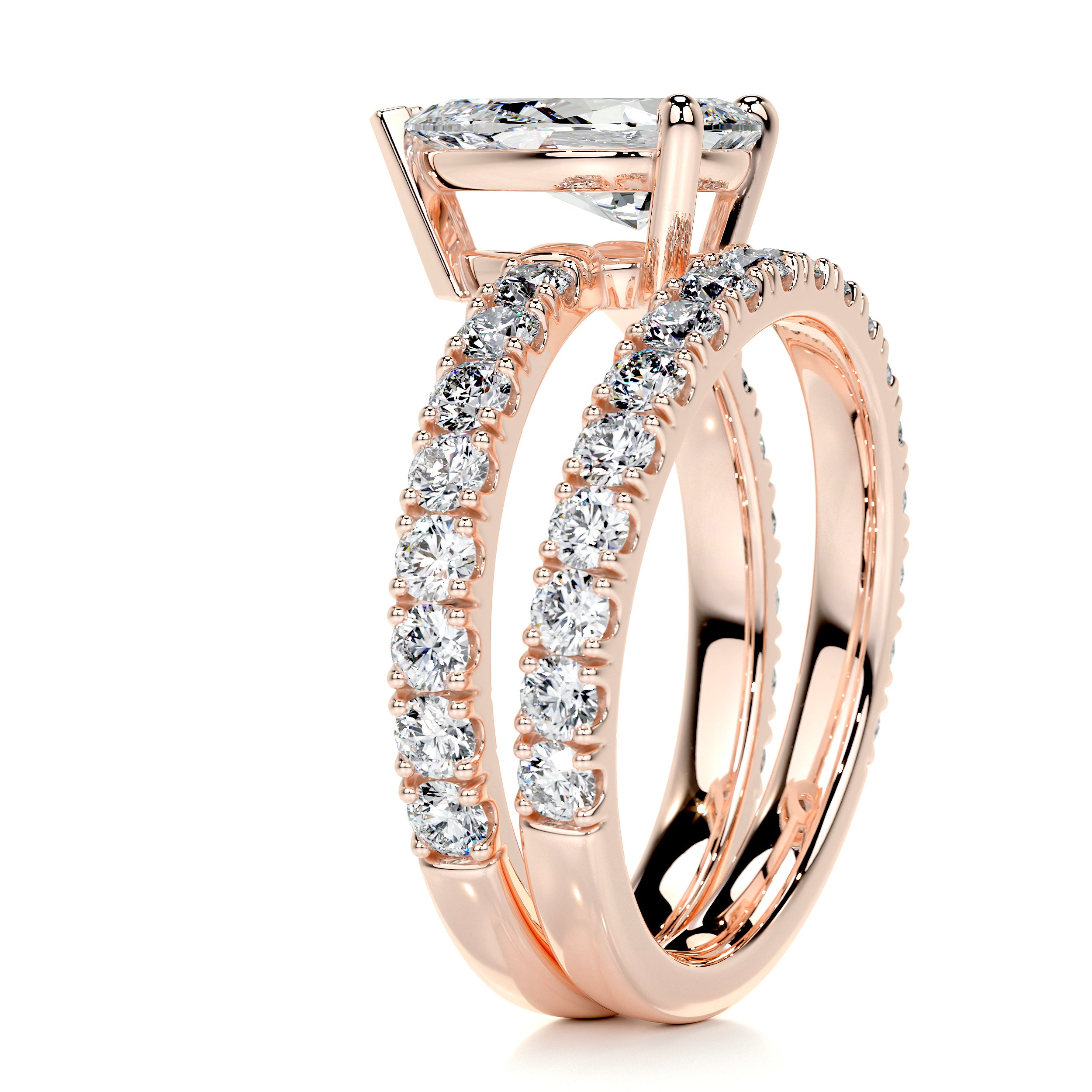 Hailey Diamond Bridal Set -14K Rose Gold、mySite、hinf8tx79
