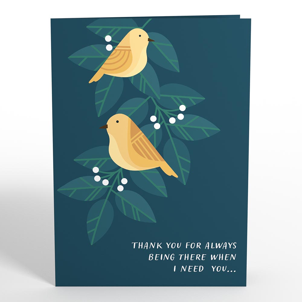 Happy Father's Day Birds Pop-Up Card、mySite、solidvoid