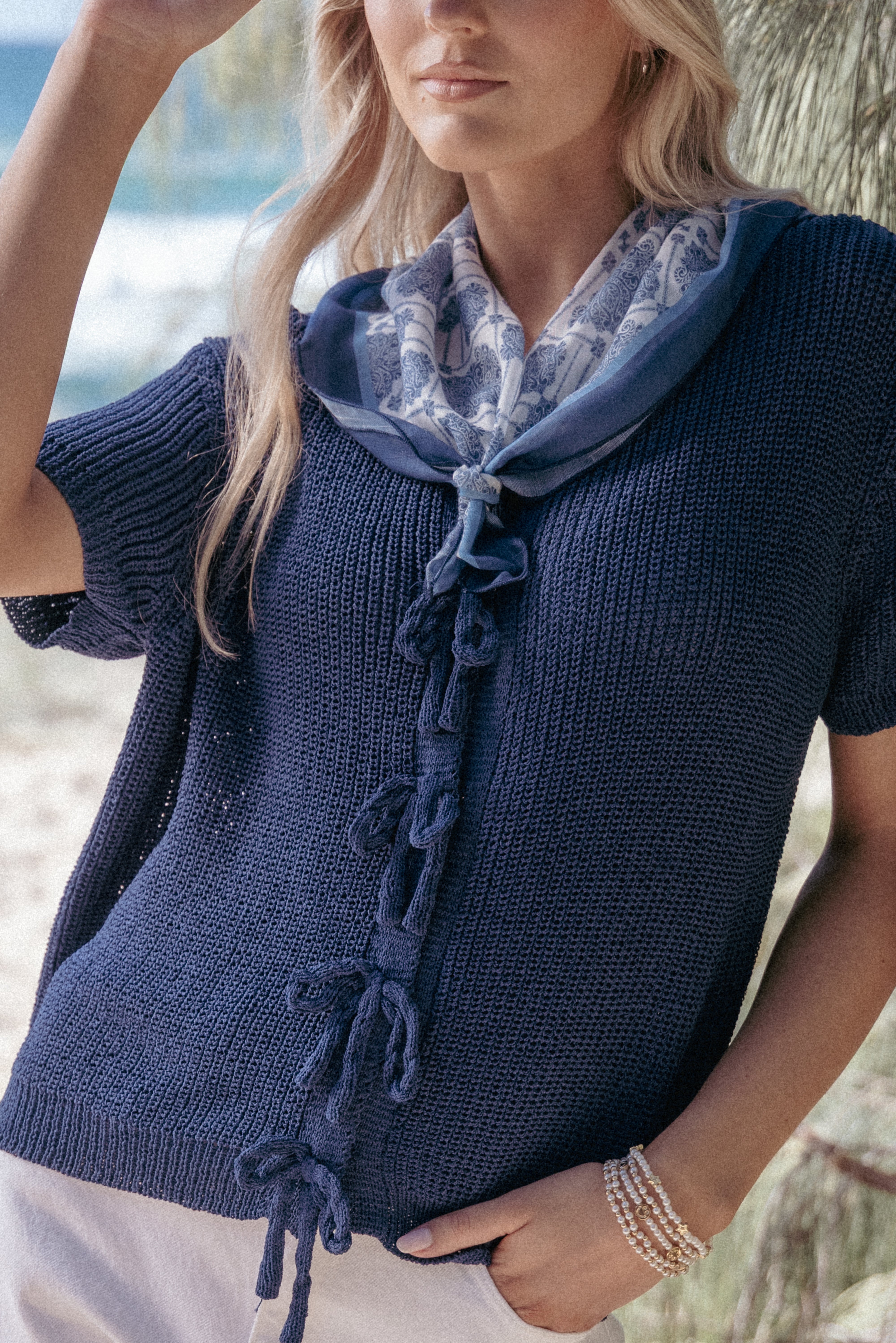  Nadia Scarf - Blue、mySite、sugarbowlscore