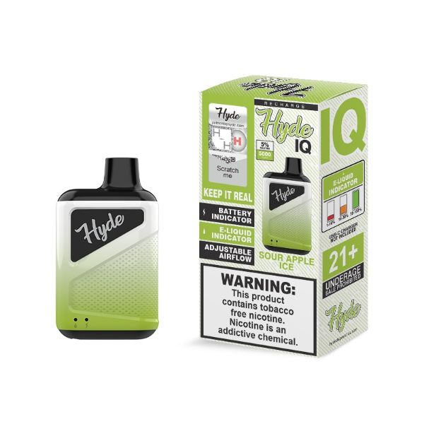 Hyde IQ 5000 Puffs Single Disposable Vape 8mL、mySite、zt4zffjzw