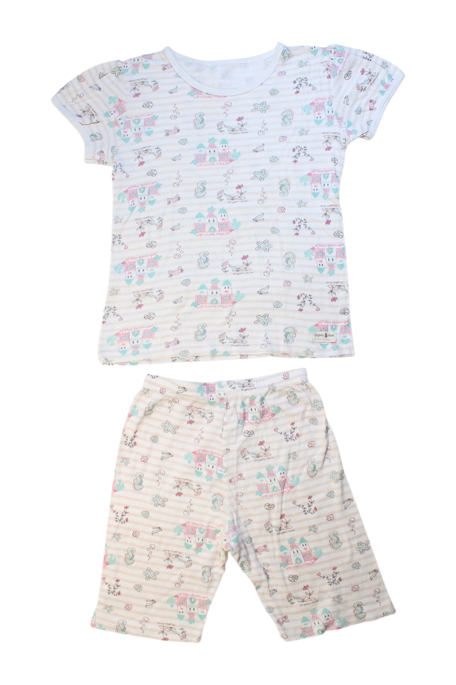 Organic Mom Animal Print Pyjama Set - Size 10Y、mySite、g9winljtr
