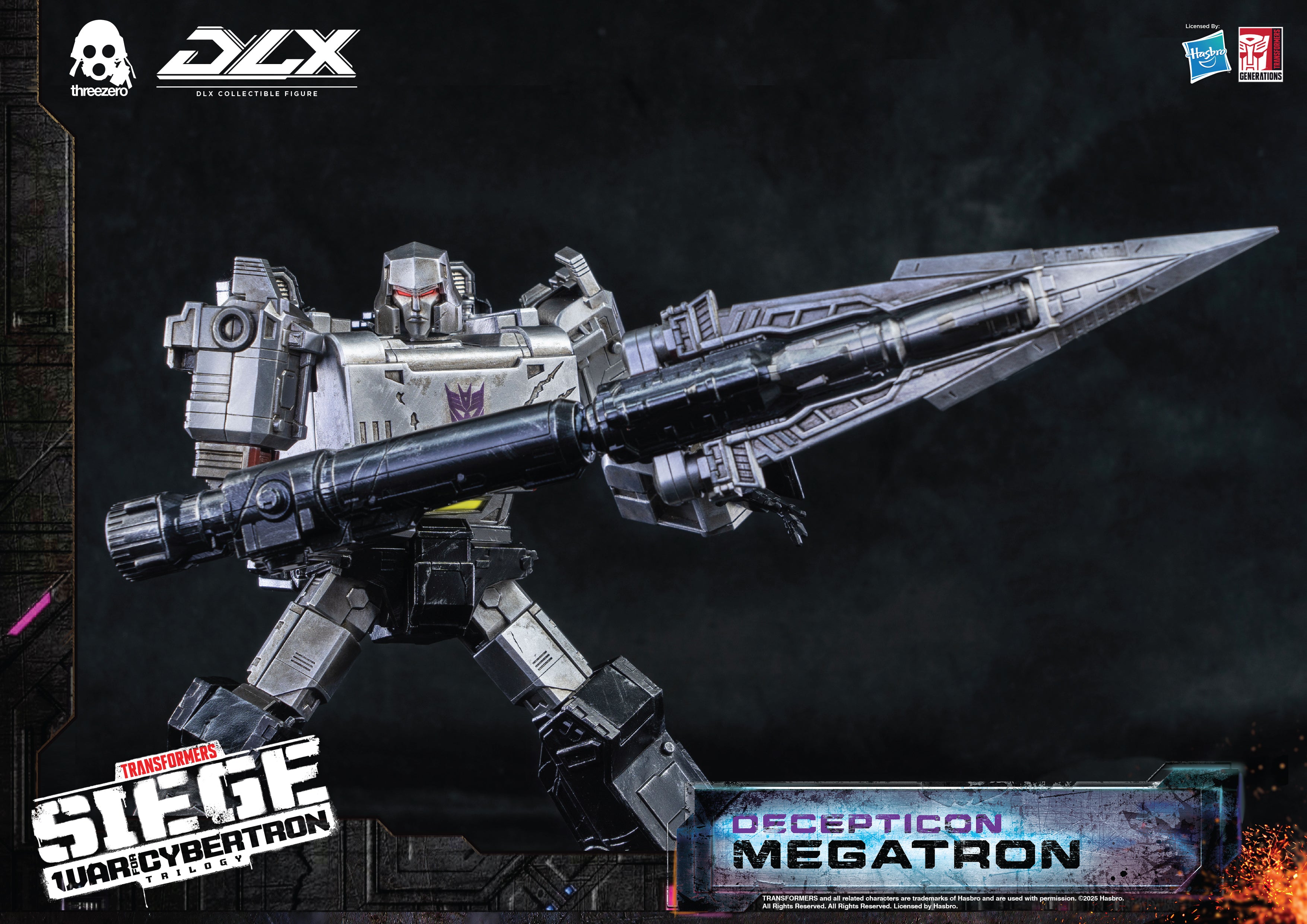 Threezero Transformers: War for Cybertron Trilogy DLX Megatron、mySite、hgirdovlk