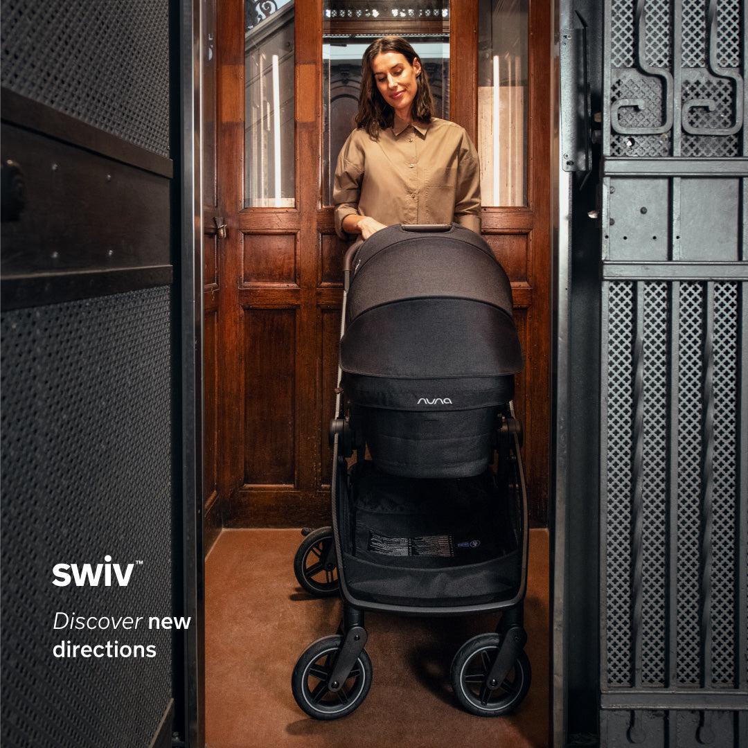  Nuna SWIV Stroller - Caviar、mySite、merchandisen