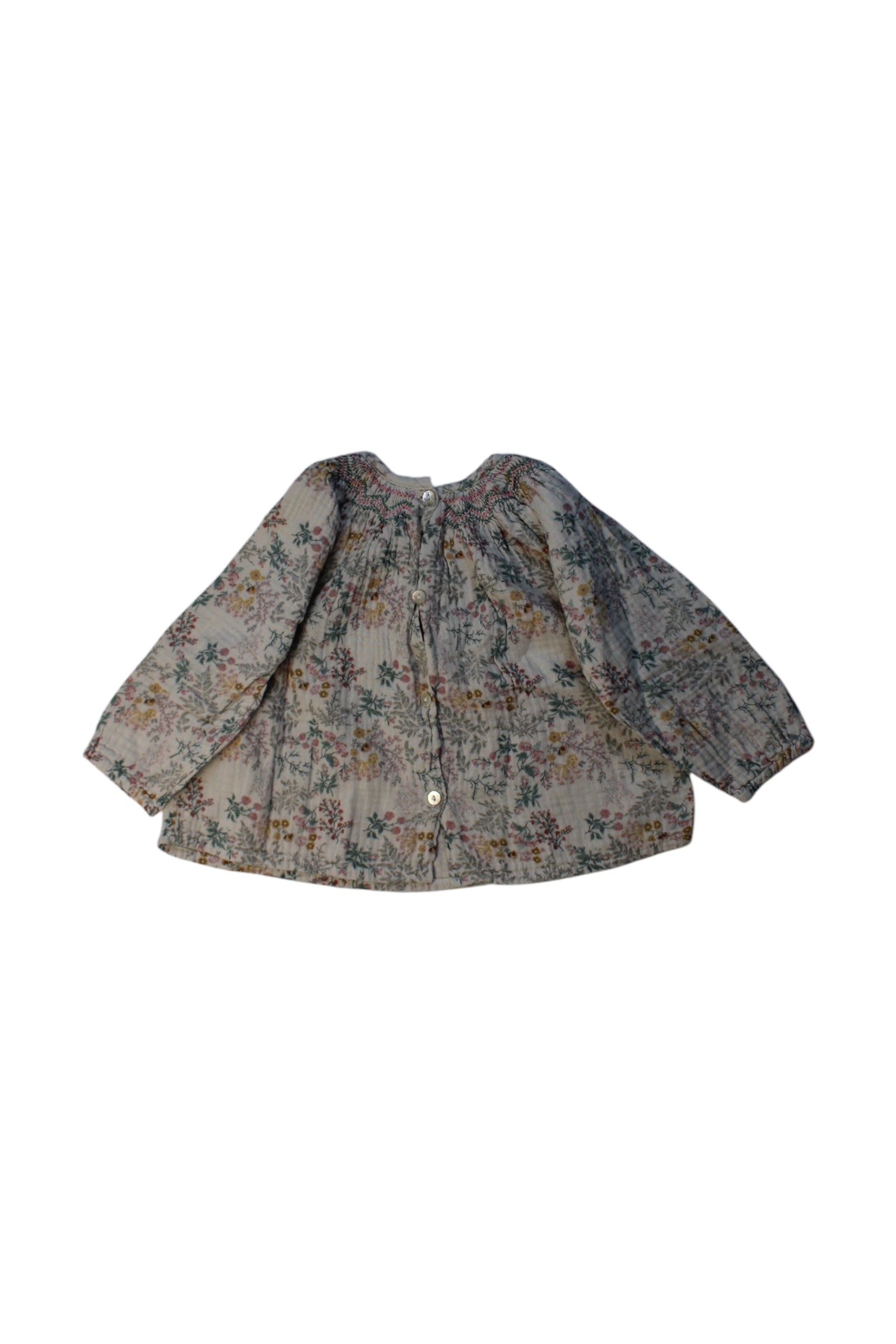 Marie Puce Floral Long Sleeve Top 2T、mySite、g9winljtr