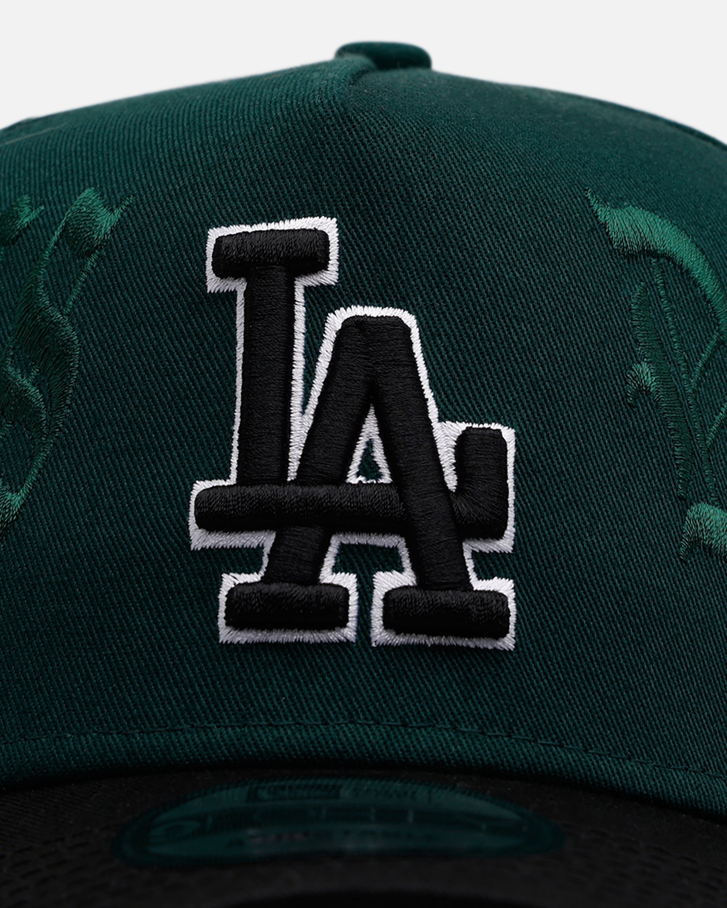 New Era Los Angeles Dodgers 'Gothic Script Two Tone' 9FORTY A-Frame Snapback Dark Green/Black、mySite、zt4zffjzw